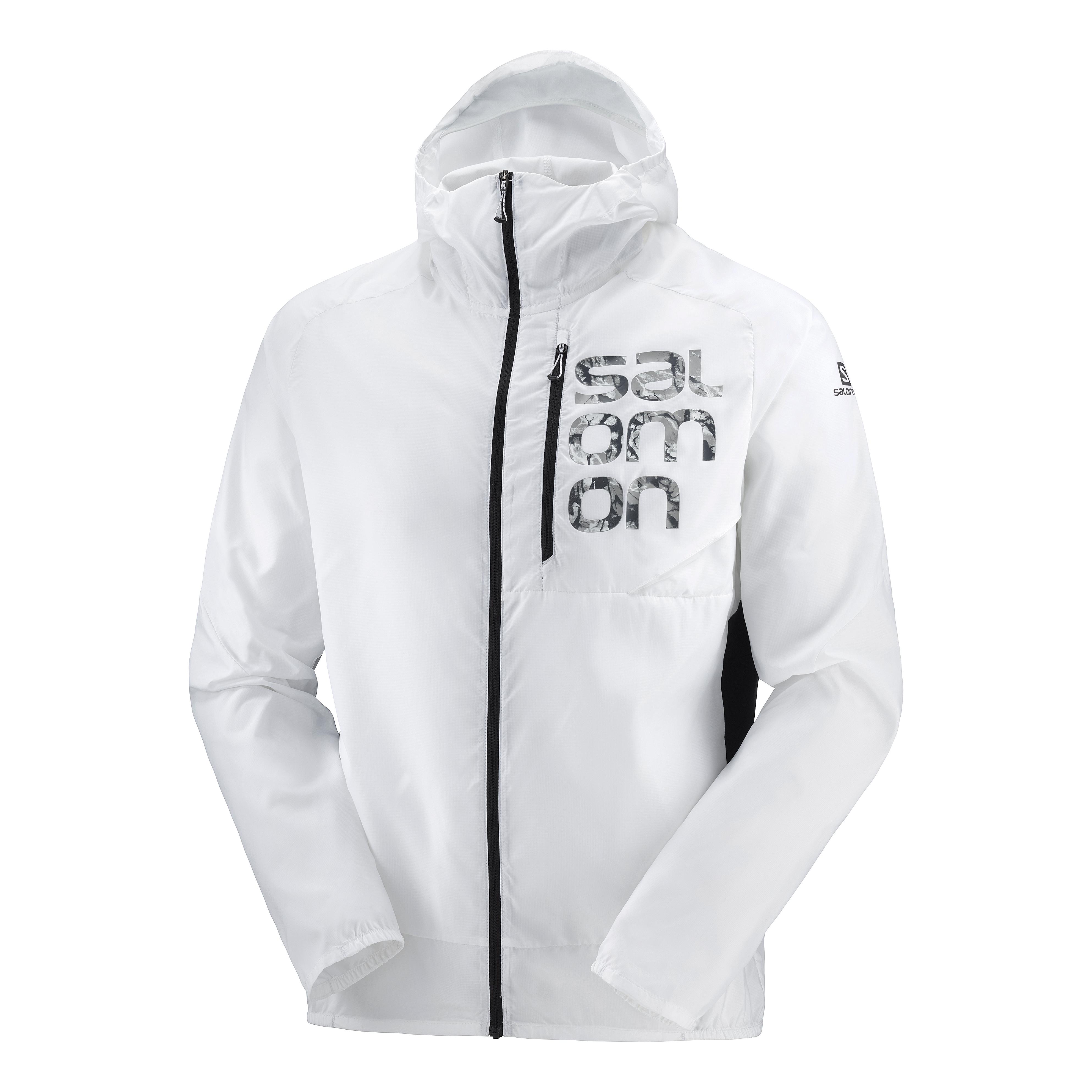 Salomon Bonatti Cross Full Zip Hoodie Transparent S 