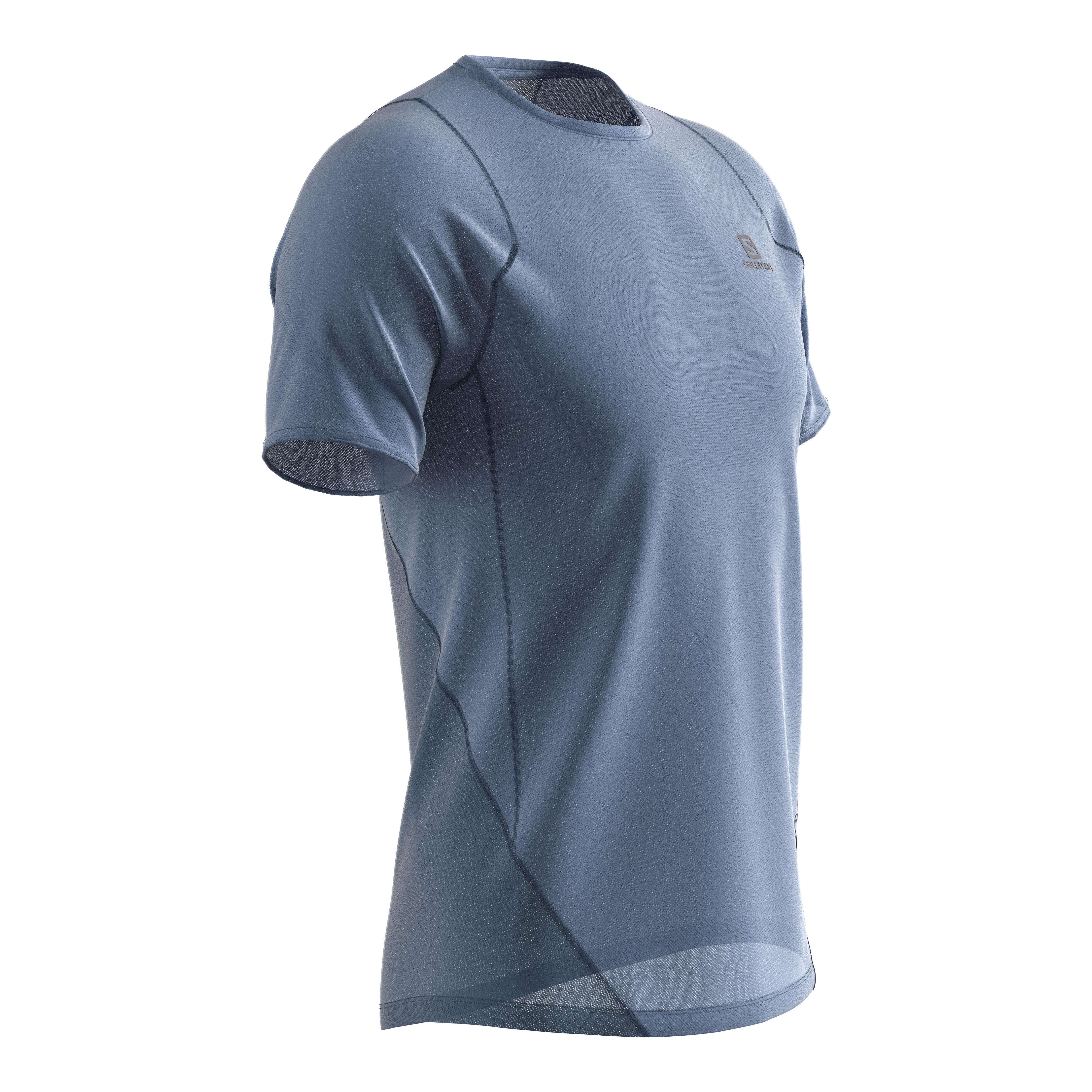 Salomon T-Shirt Sense Aero Short Sleeve Tee Bleu ciel S