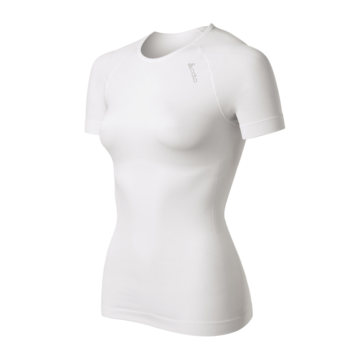 Odlo T-Shirt Manches Courtes Evolution Blanc