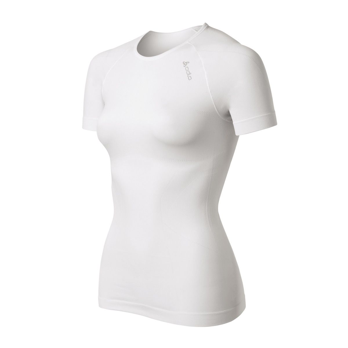 Odlo T-Shirt Manches Courtes Evolution Blanc