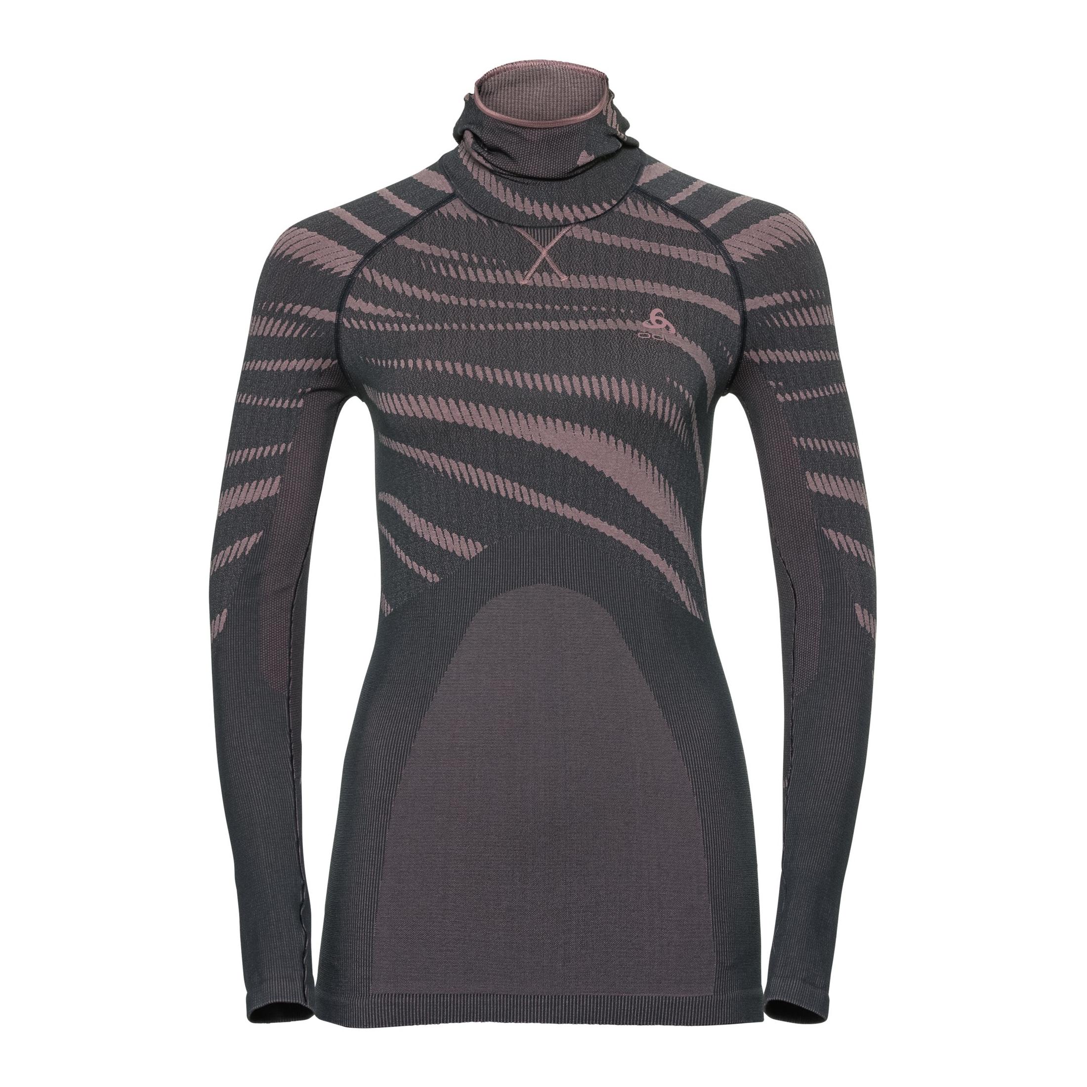 Odlo T-Shirt Manches Longues Capuche Performance Blackcomb Violet XS 