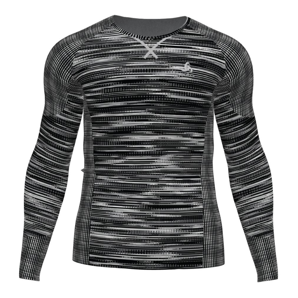 Odlo Blackcomb Eco Base Layer Top Crew Neck Long Sleeve Noir M 