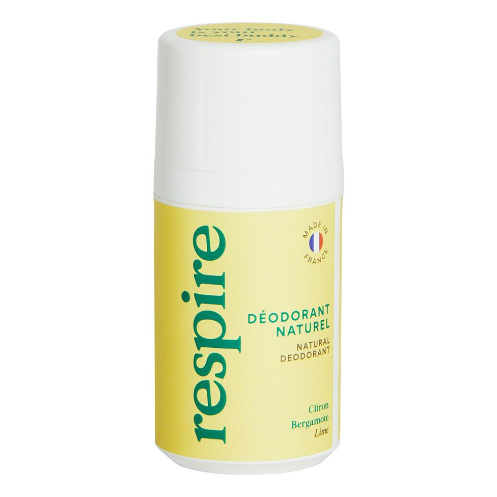 Respire Déodorant Naturel Roll On Citron Bergamote 50 ml
