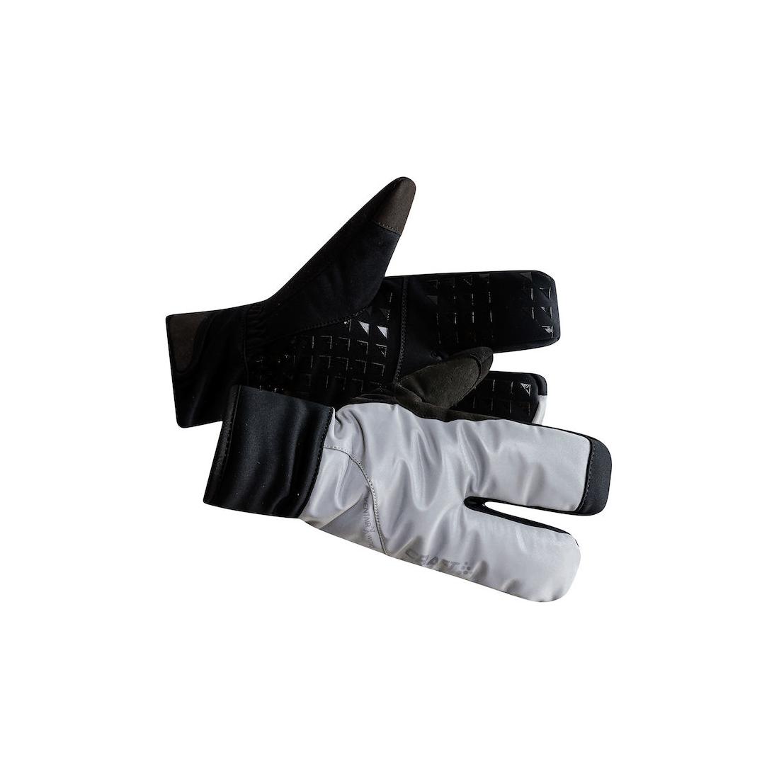 Craft Gants Sibériens 3 Doigts Glow Noir XS 