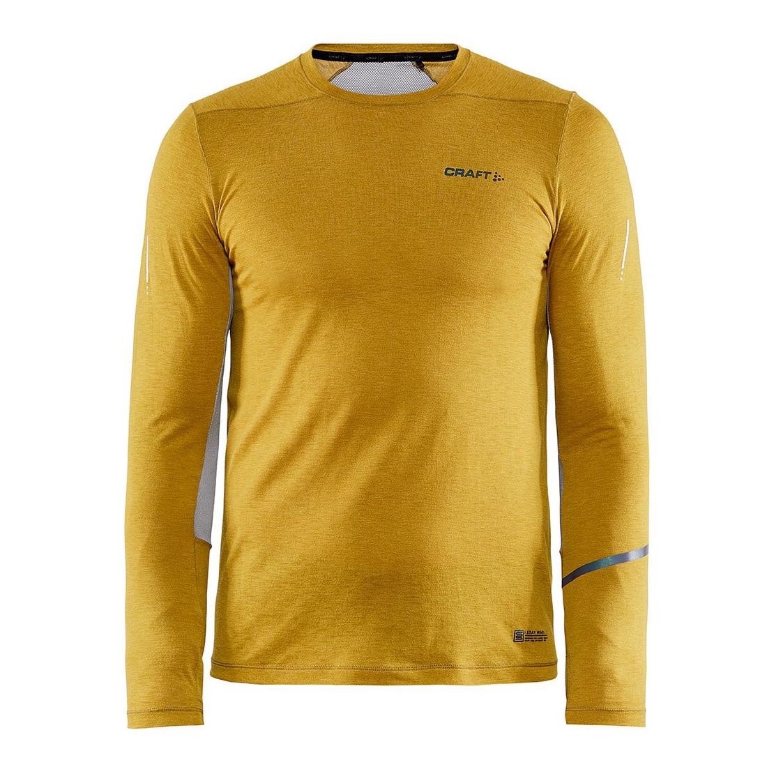 Craft Subz Long Sleeves Wool Tee Vert S 