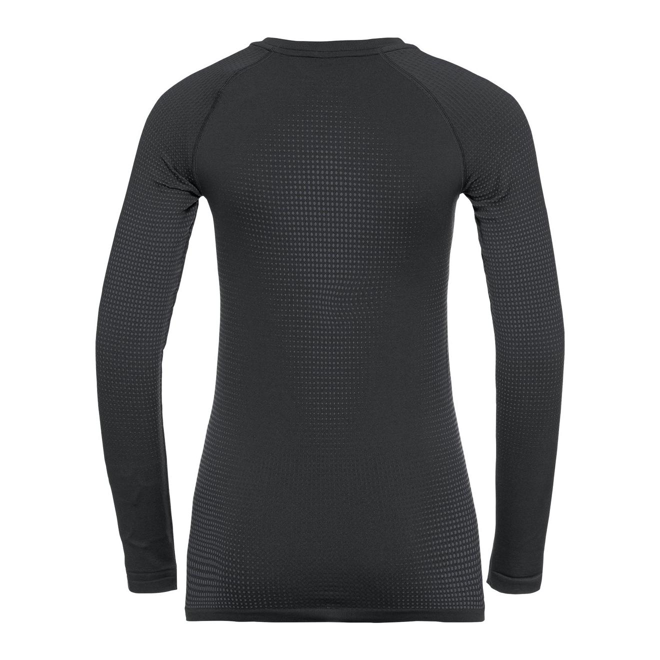 Odlo Base Layer Top Crew Neck Long Sleeve Performance Warm EC Noir XS 