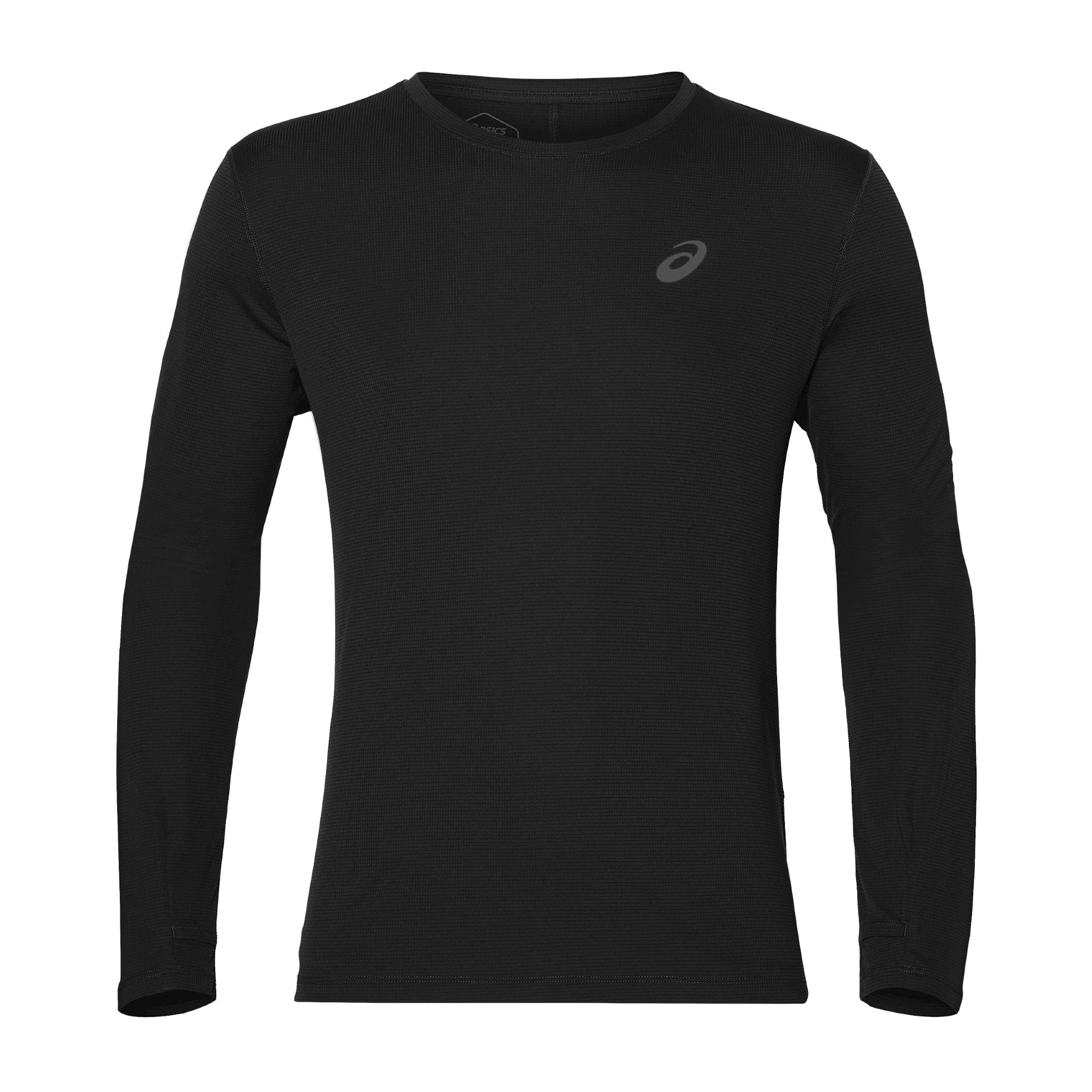 Asics Silver Long Sleeves Top Noir L 