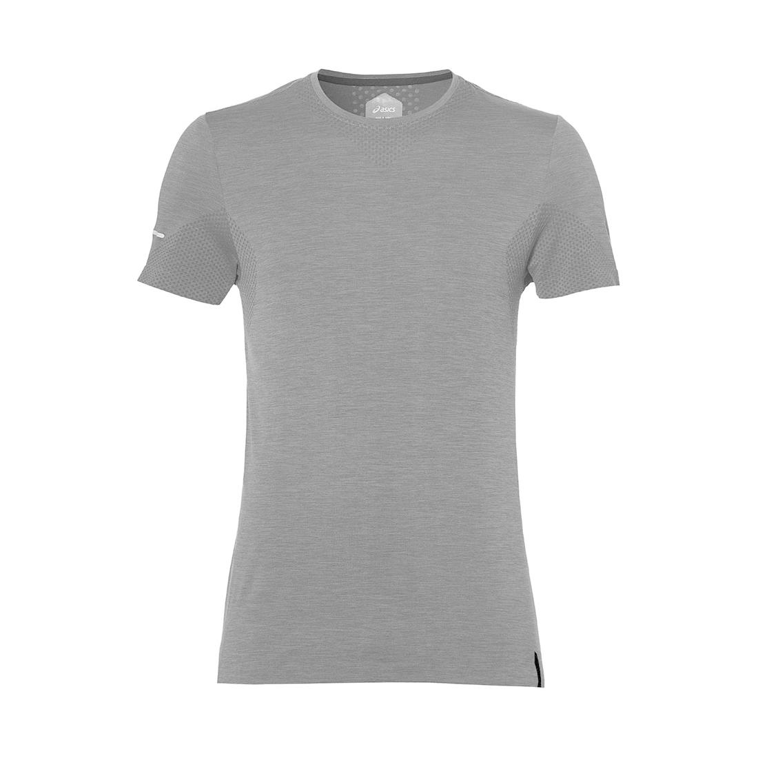 Asics Seamless Short Sleeve Gris L 