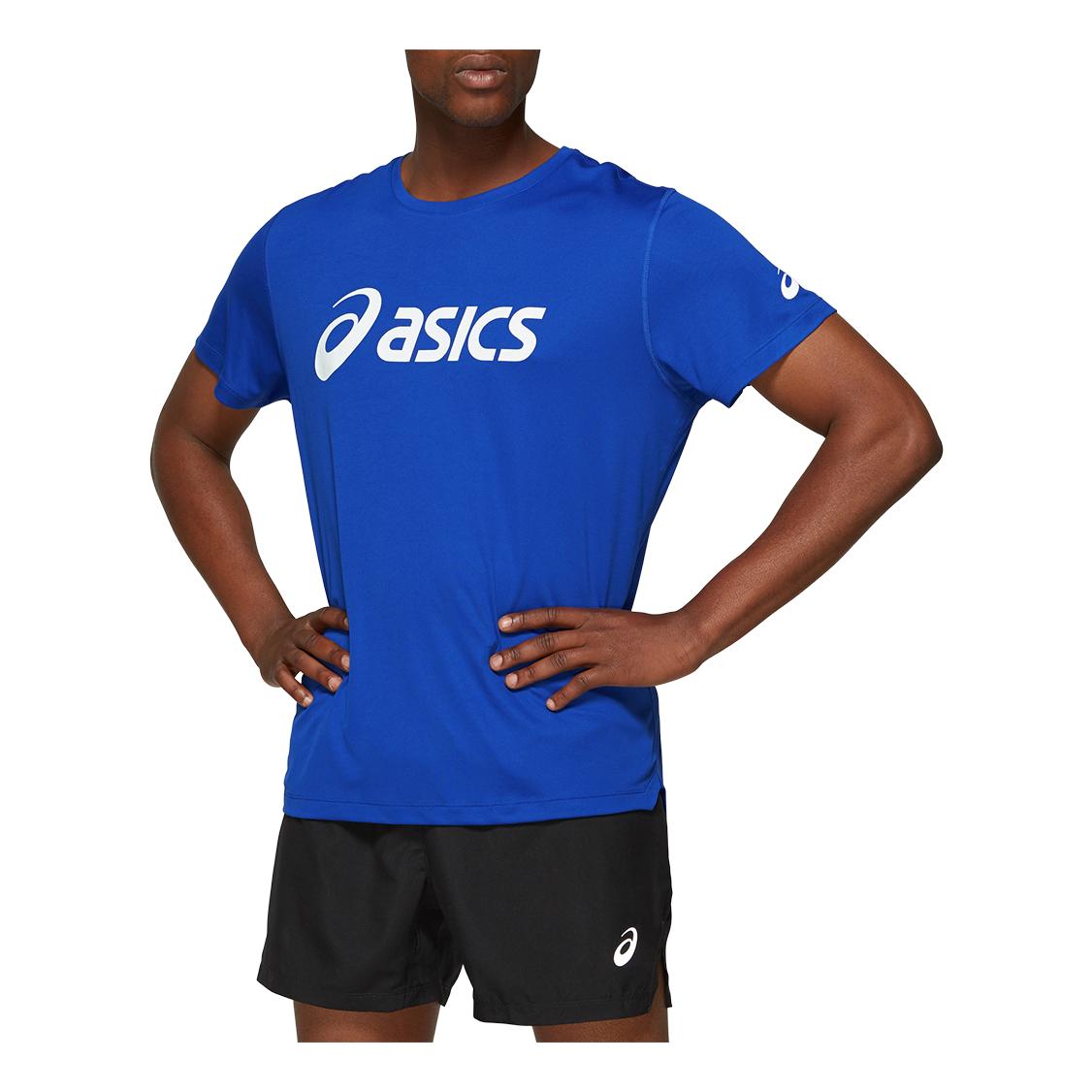 Asics Silver Asics Top Bleu M 