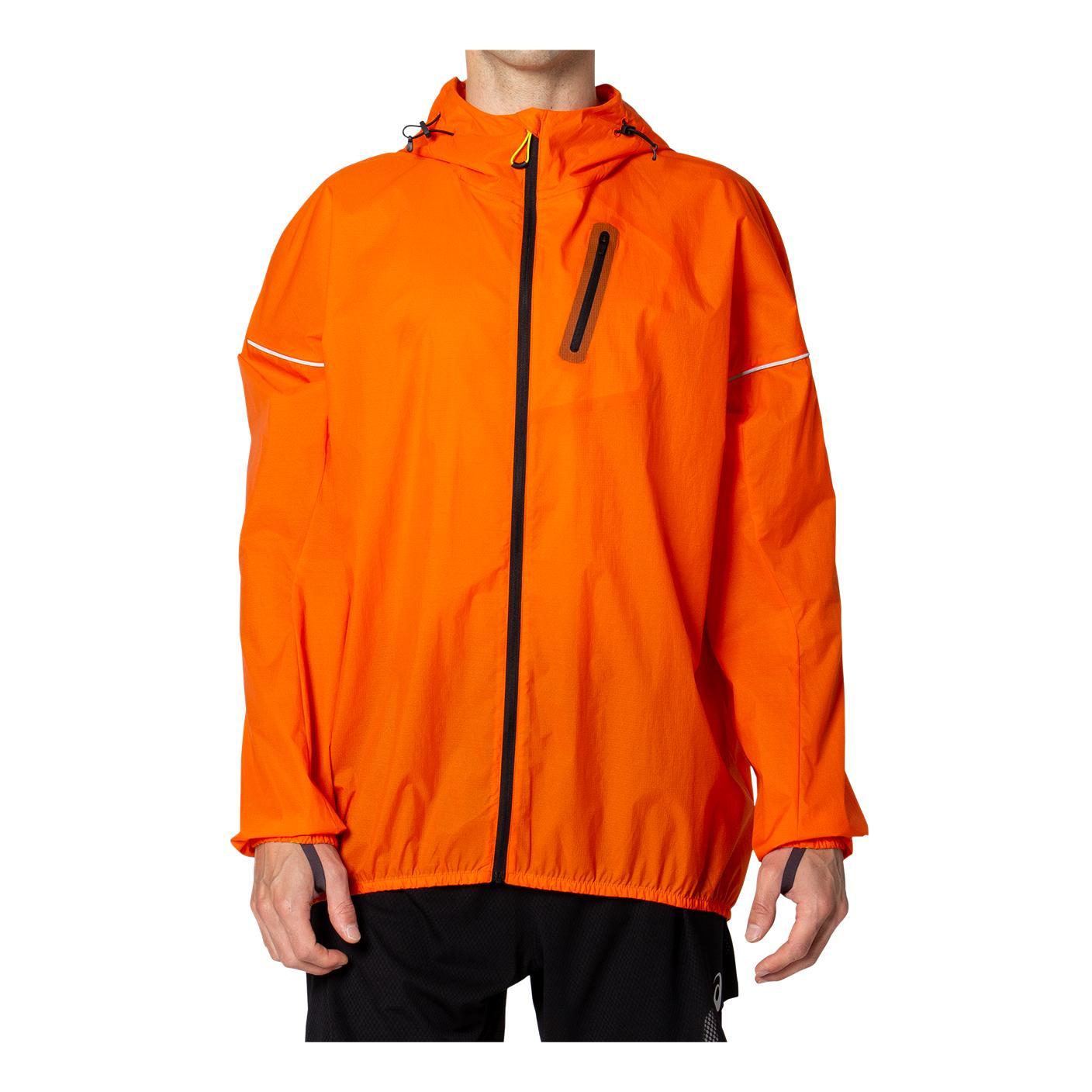 Asics Fujitrail Jacket Orange S 