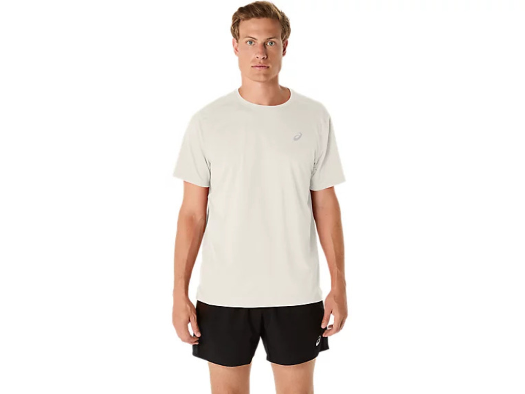 Asics Uomo Beige Core Ss Top - Immagine 1