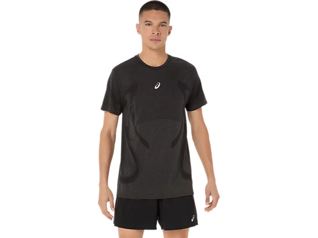 Asics Uomo Noir Road Seamless Top Nero - Immagine 1