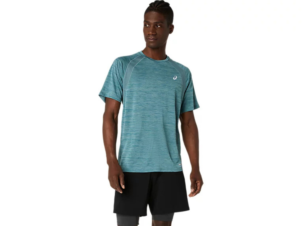Asics Men's Blue Road T-Shirt in Size L, JD Sports - Image 3