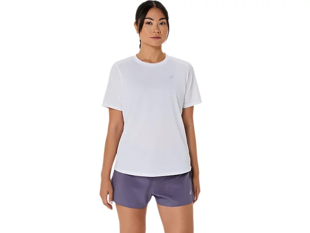 Asics Damen Weiß T-Shirt Core - Bild 2