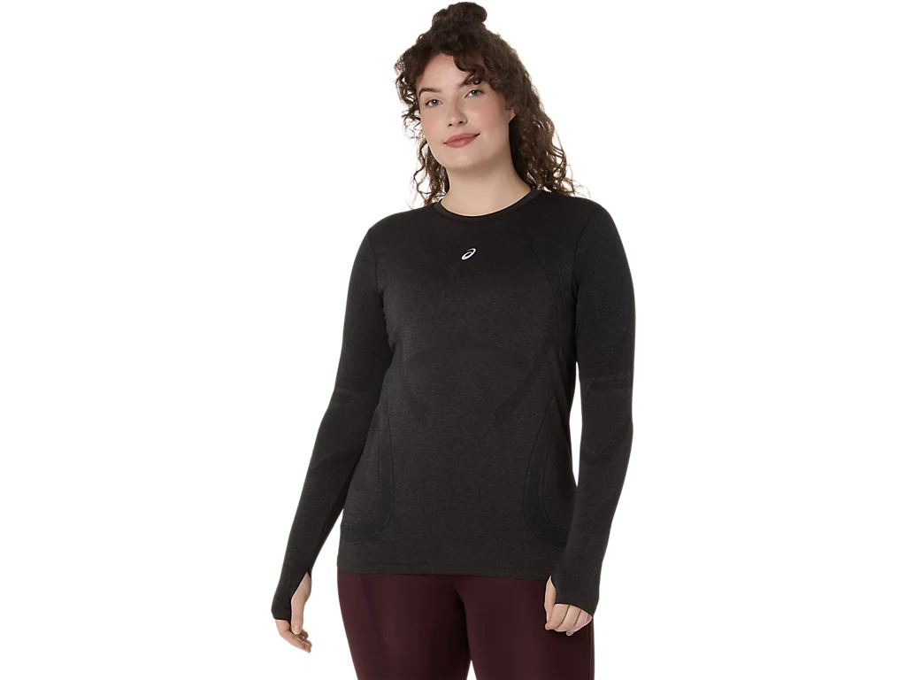 Asics Donna Noir Road Seamless Top Donne Nero - Immagine 1