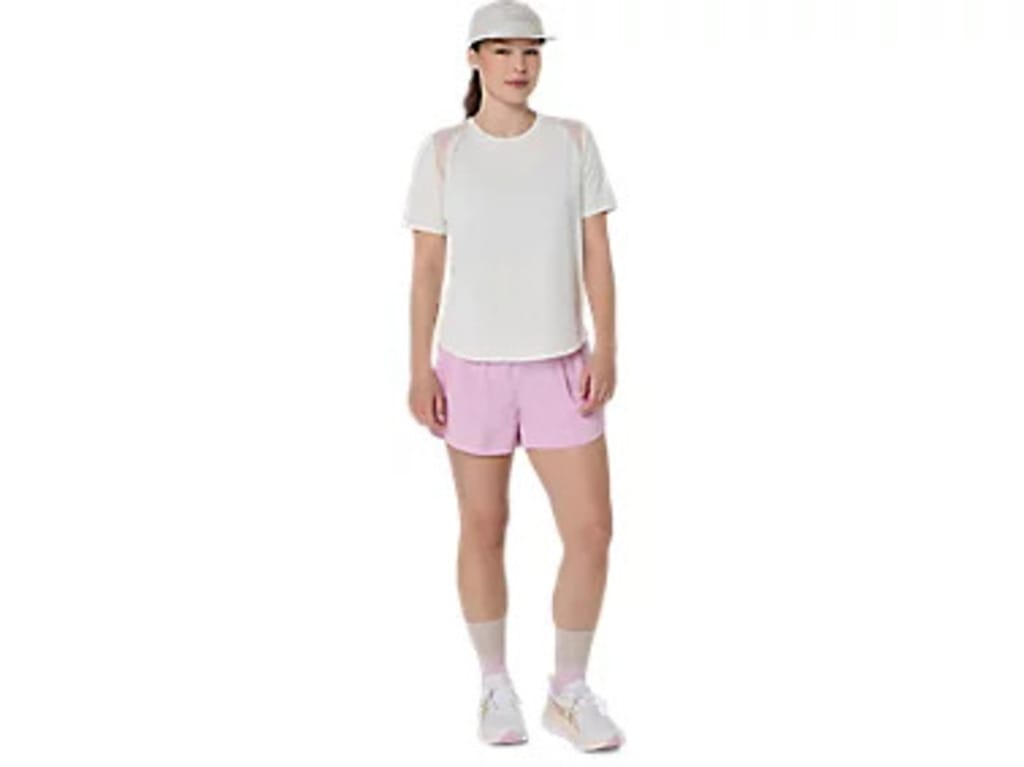Asics Donna Beige Road Ss Top Donne - Immagine 1