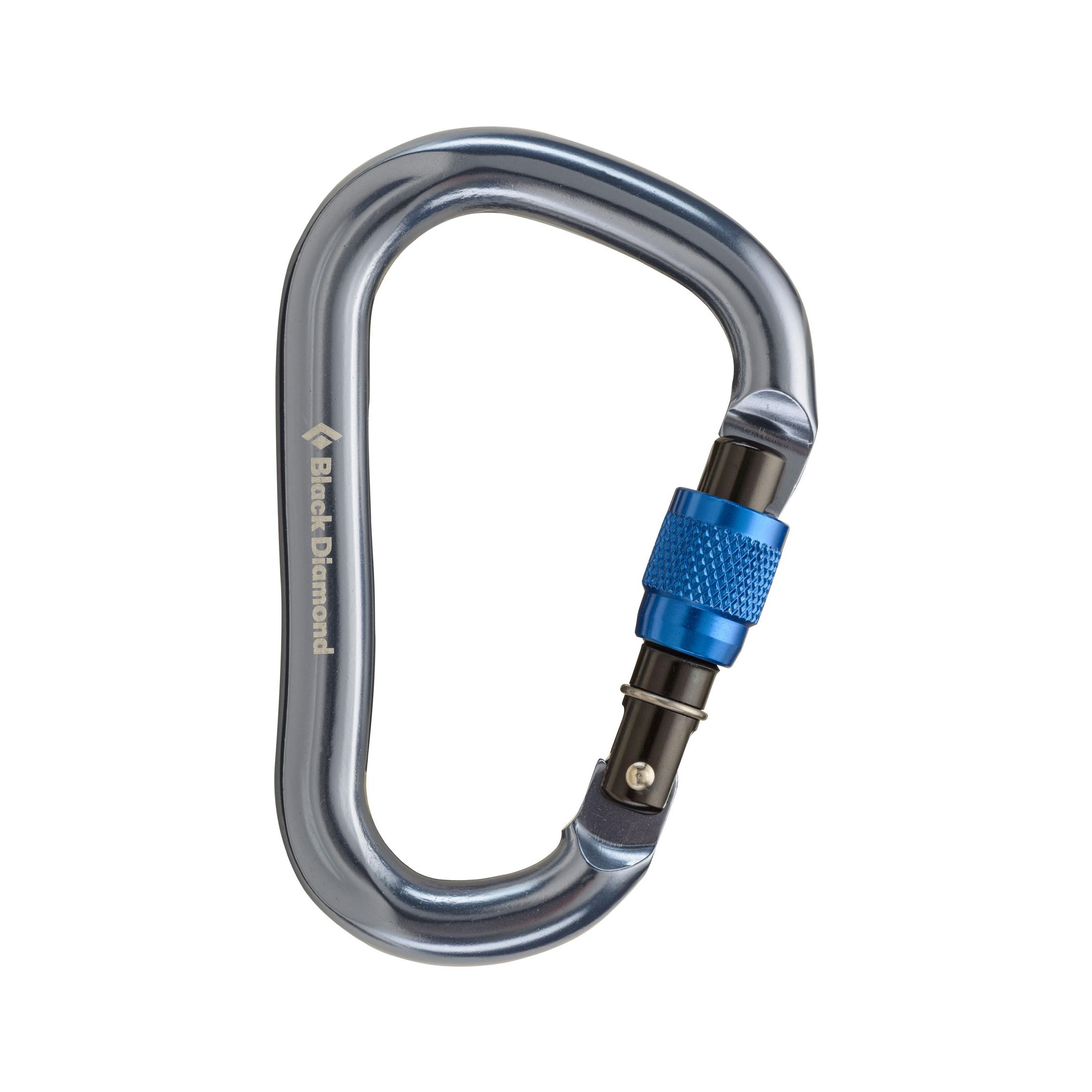 Black Diamond Rocklock Screwgate Carabiner Bleu 