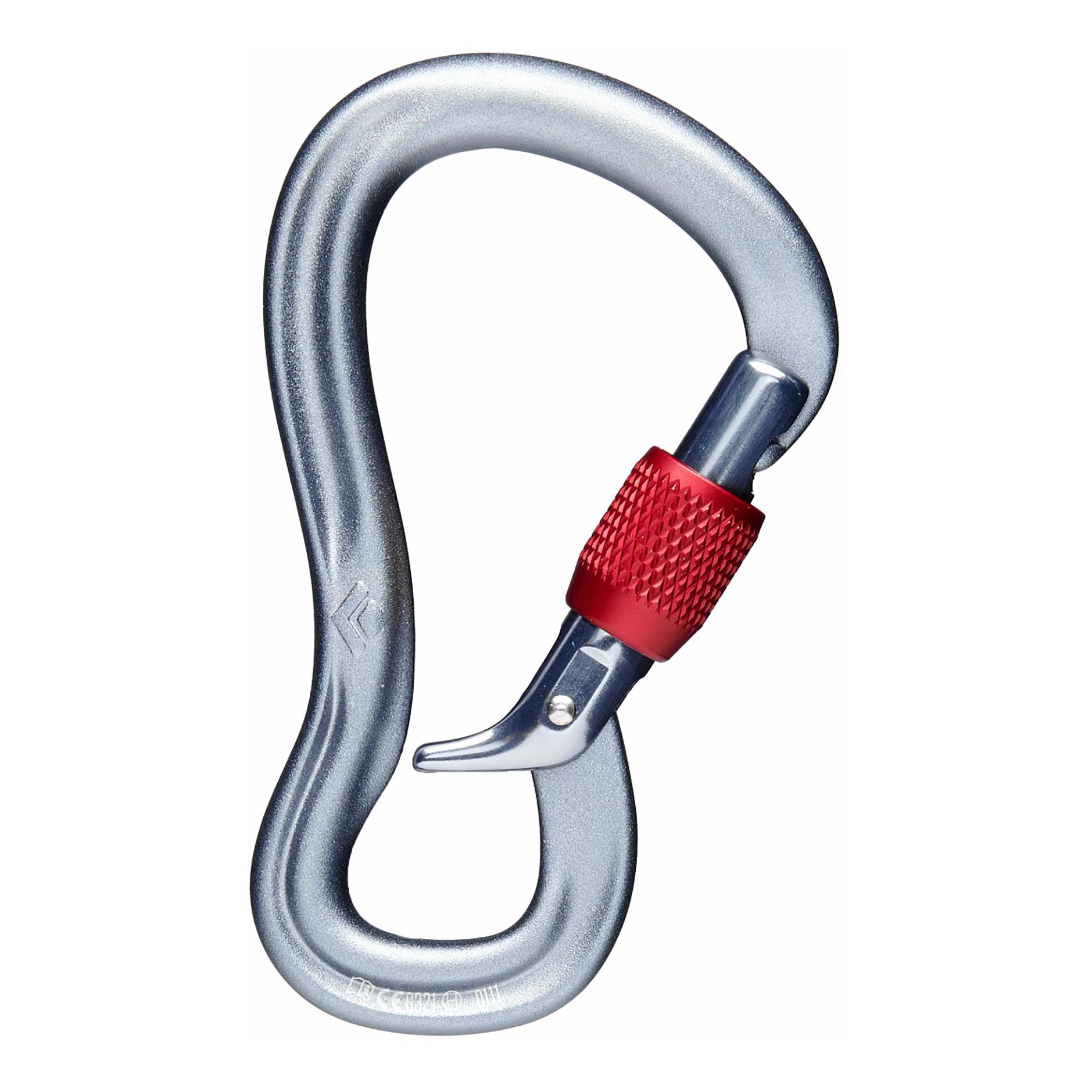 Black Diamond Gridlock Screwgate Carabiner Argenté 
