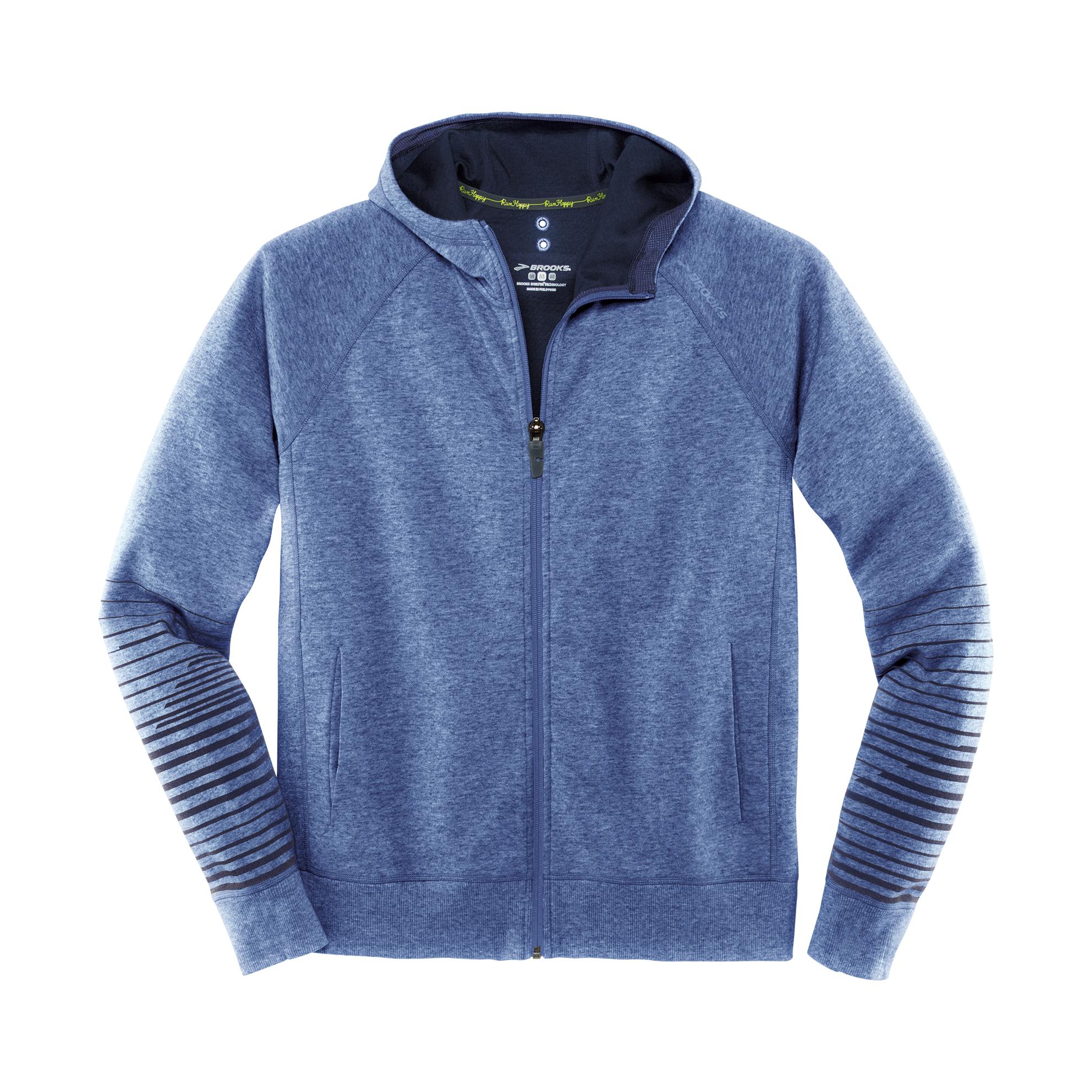 Brooks running Joyride Hoodie Bleu S 