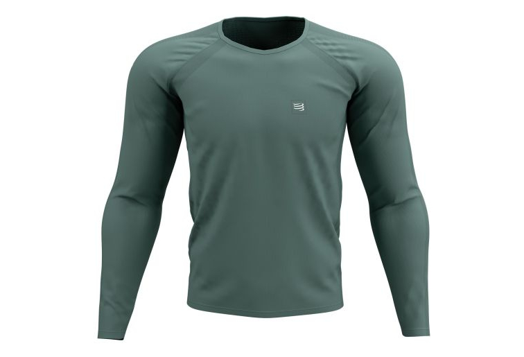 Compressport Training Tshirt Long Sleeves Vert S 