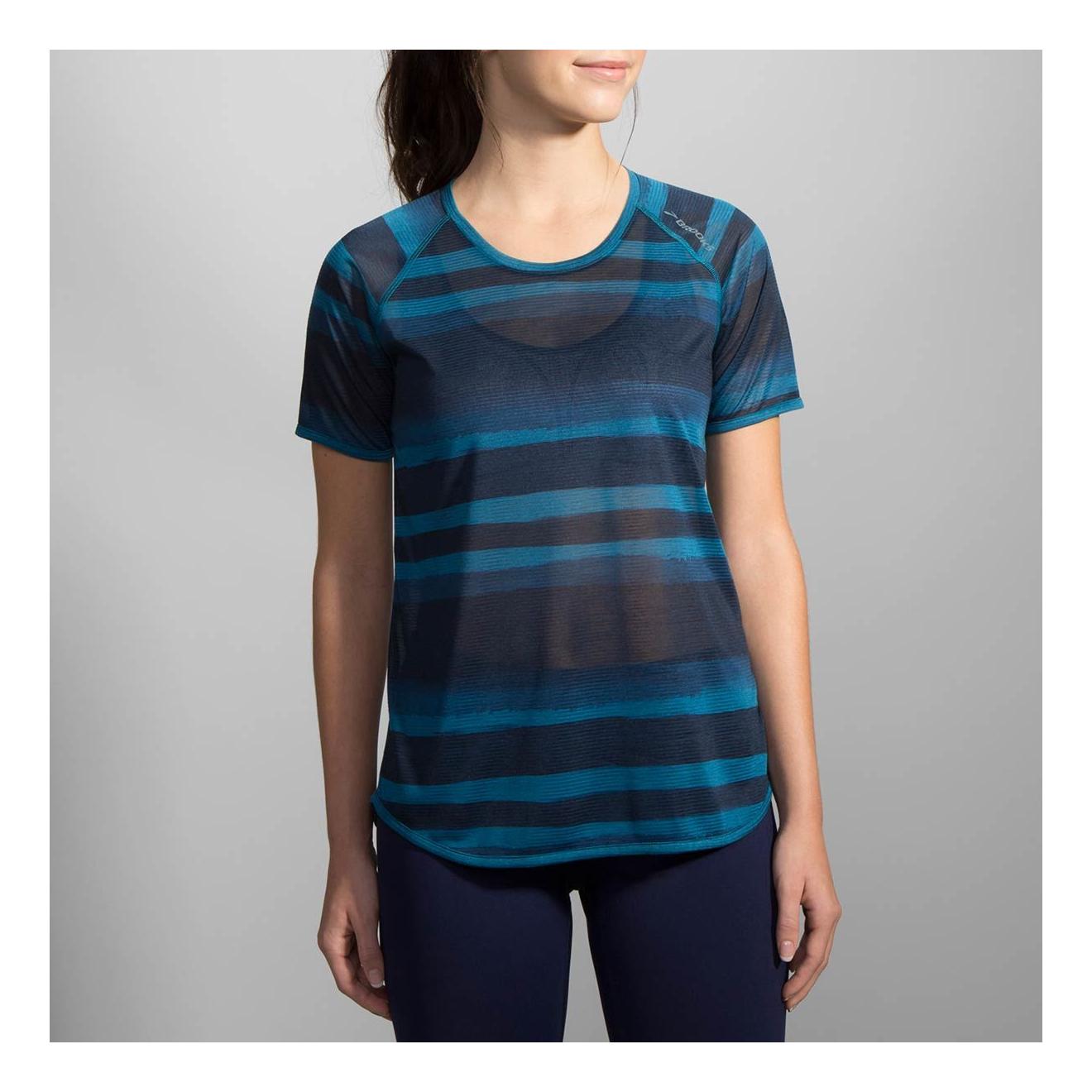 Brooks running Ghost Short Sleeve Bleu XS 