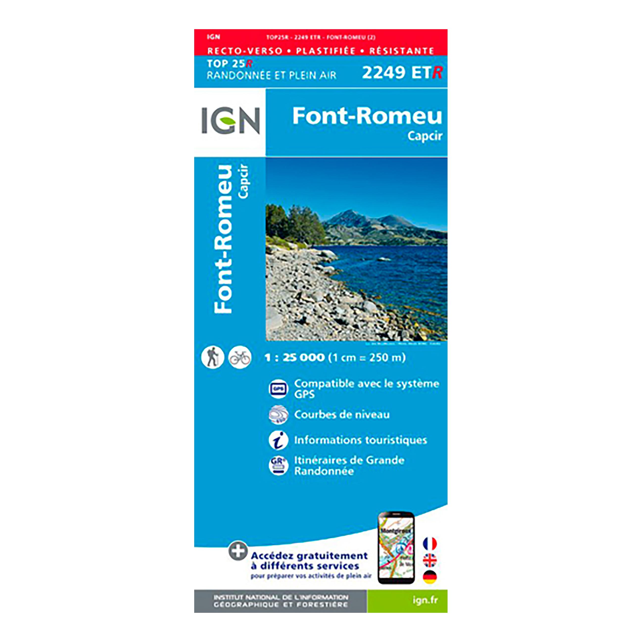 Cap Diffusion Top 25 - Font - Romeu/ Capcir (résistante) Bleu 