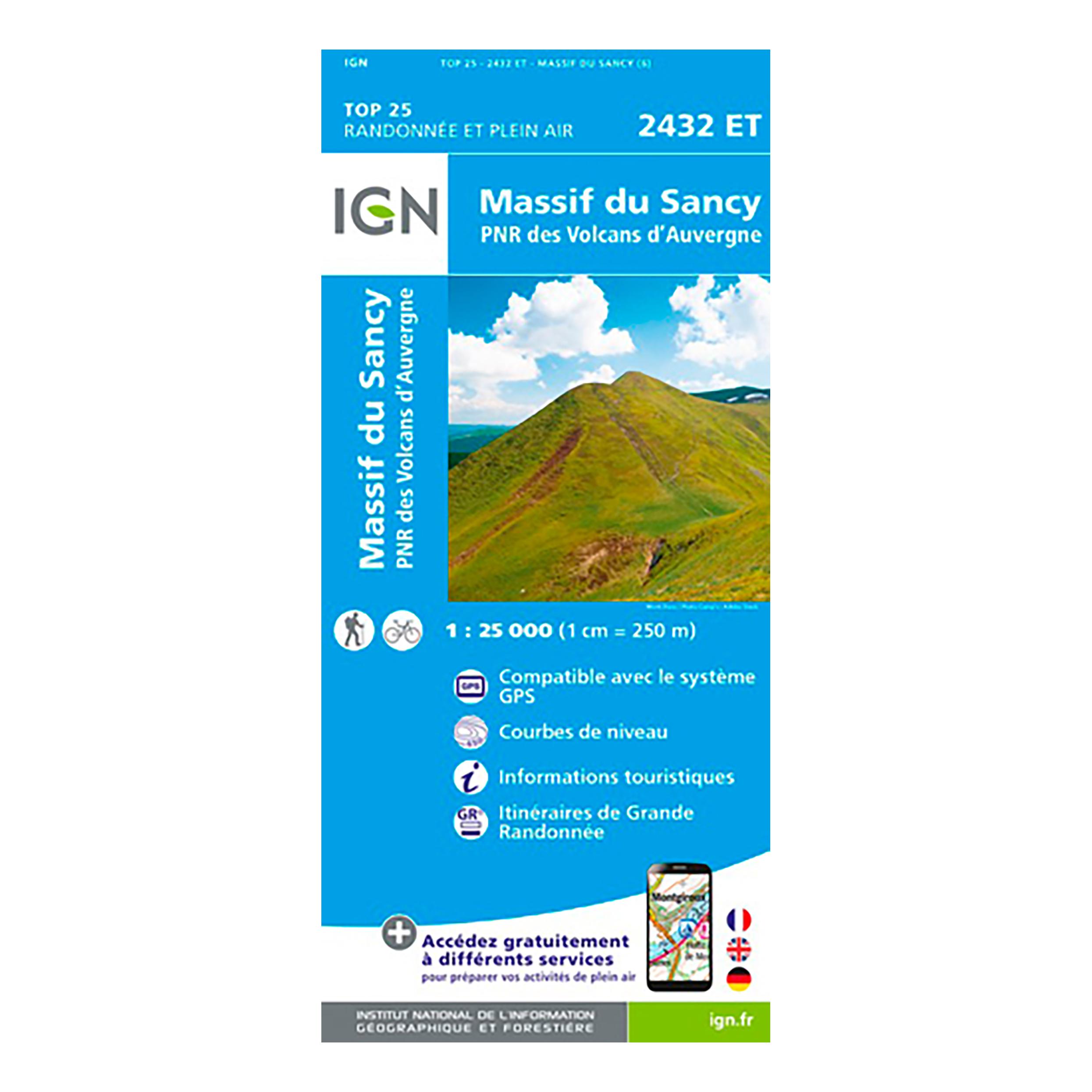 Cap Diffusion Top 25 - Massif du Sancy/PNR des Volcans d'Auvergne Bleu 