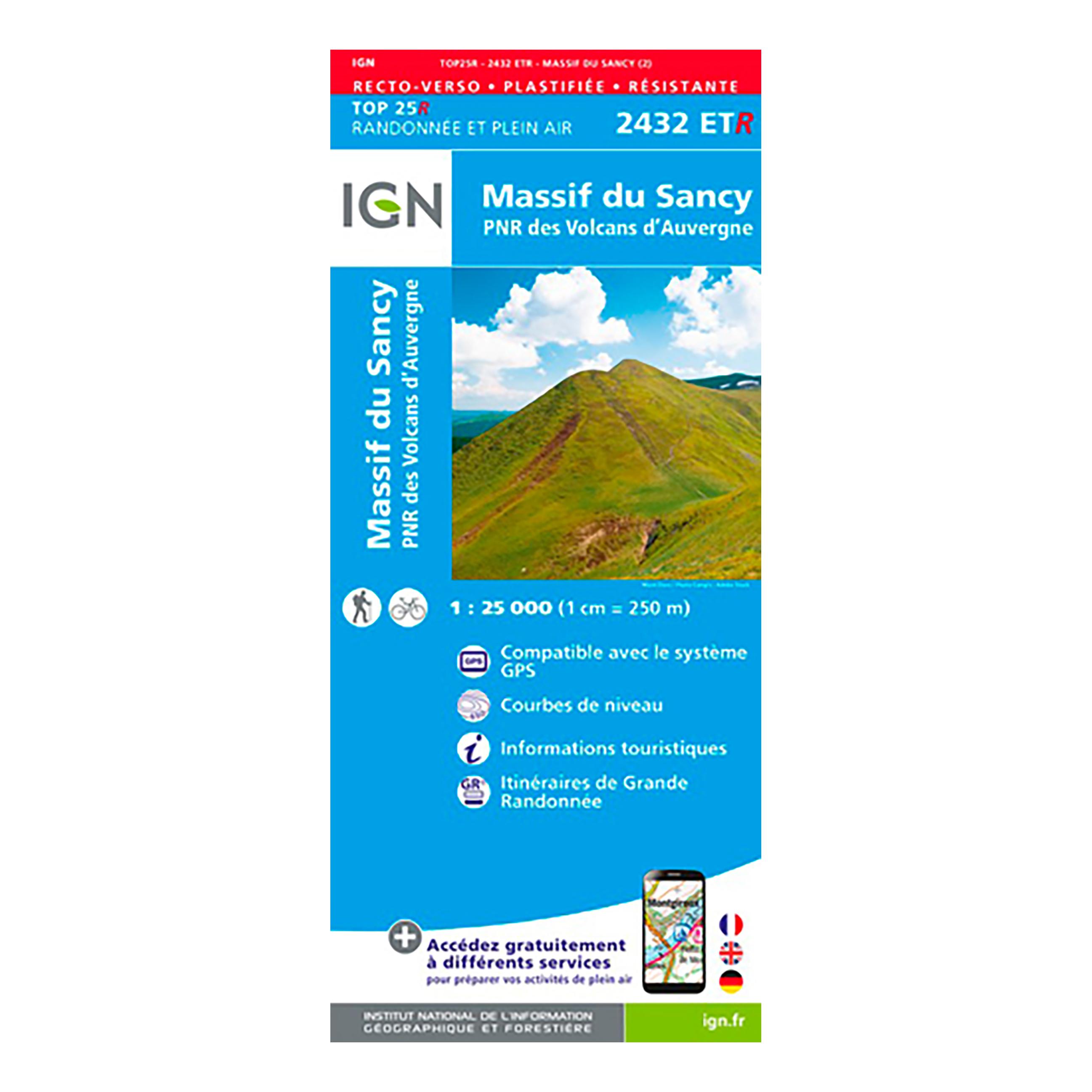 Cap Diffusion Top 25 - Massif du Sancy/PNR des Volcans d'Auvergne (résistante) Bleu 