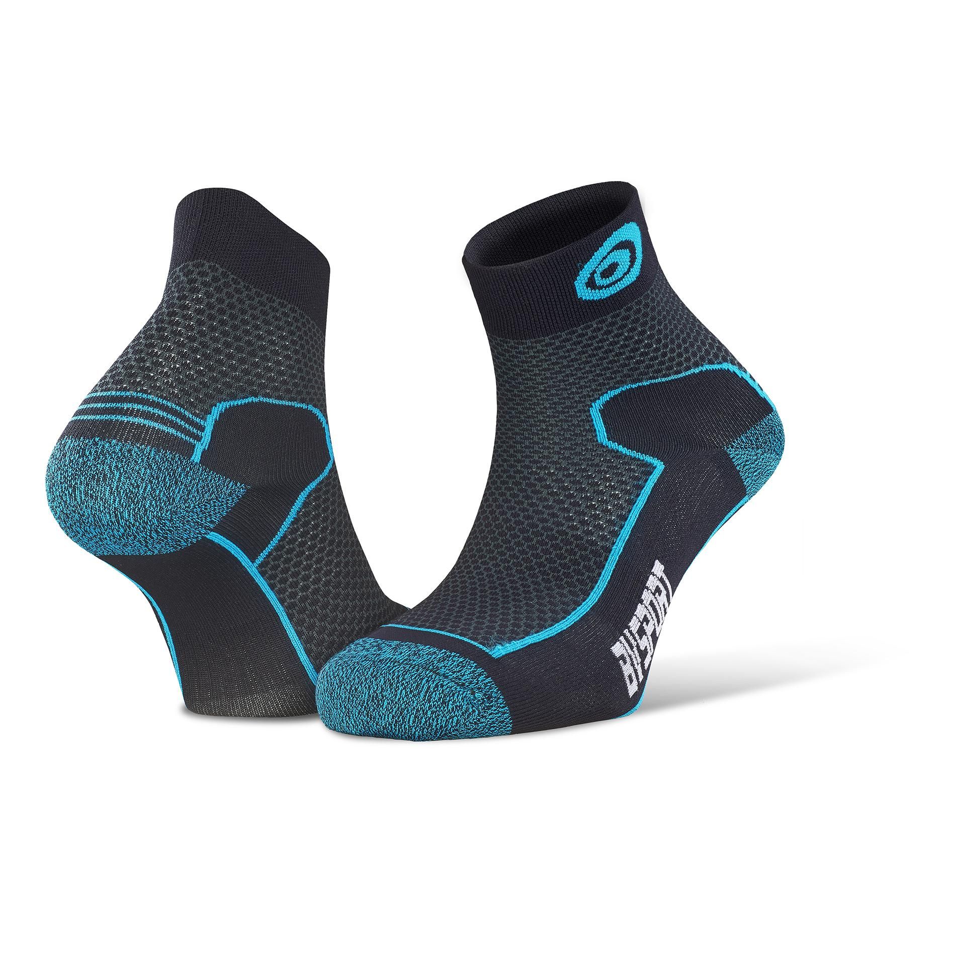 BV Sport Mi-Chaussettes Double Polyamide Evo (Tige Courte) Noir 39/41 