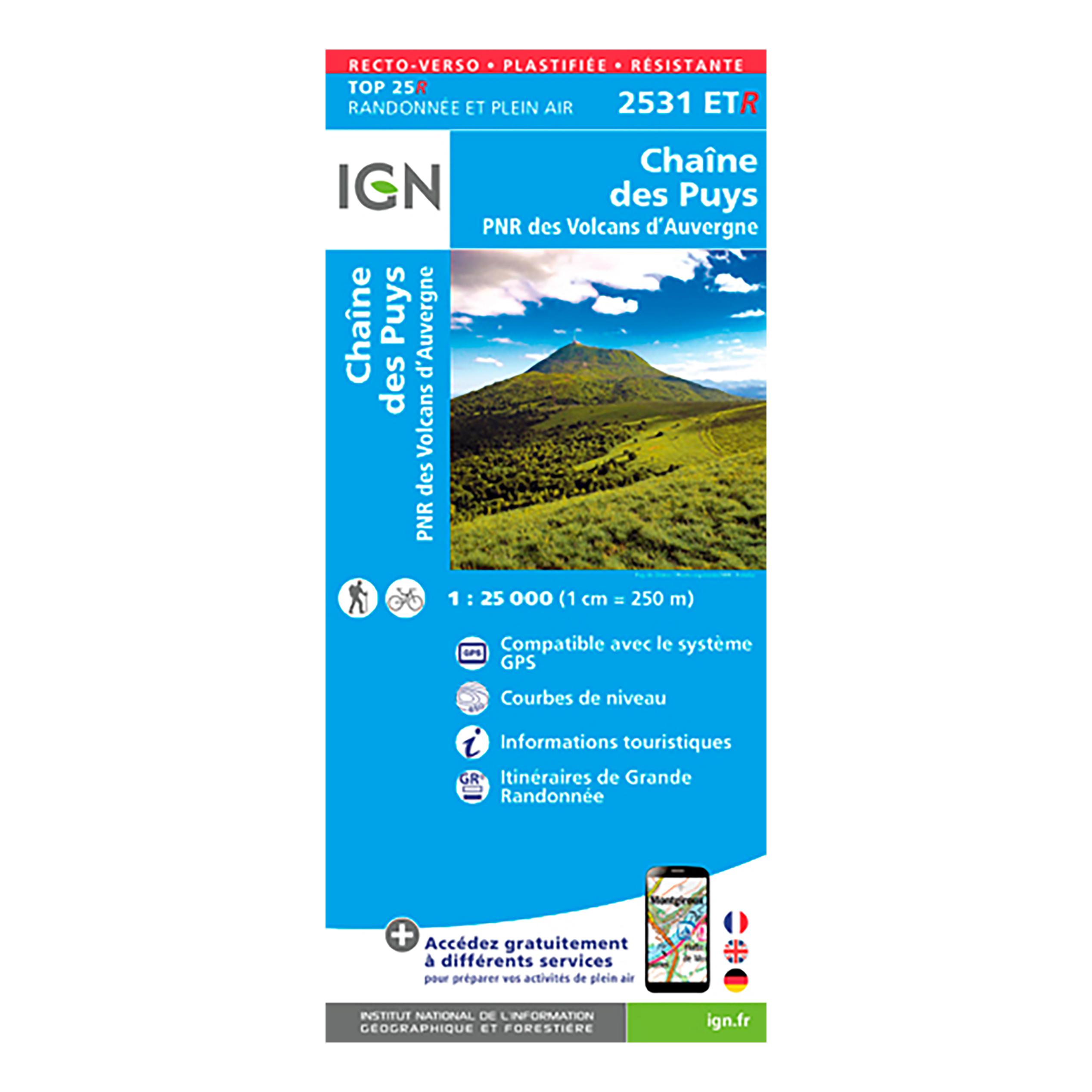 Cap Diffusion Top 25 - Chaîne des Puys/PNR des volcans d'Auvergne (Résistante) Bleu 
