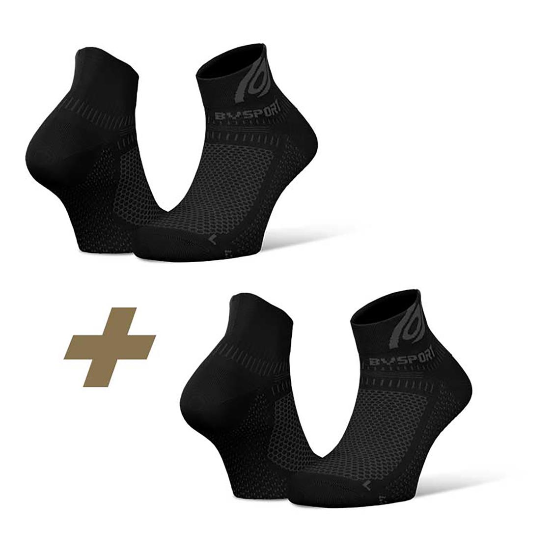BV Sport Socquettes Light 3D Pack2 Noir 45/47 