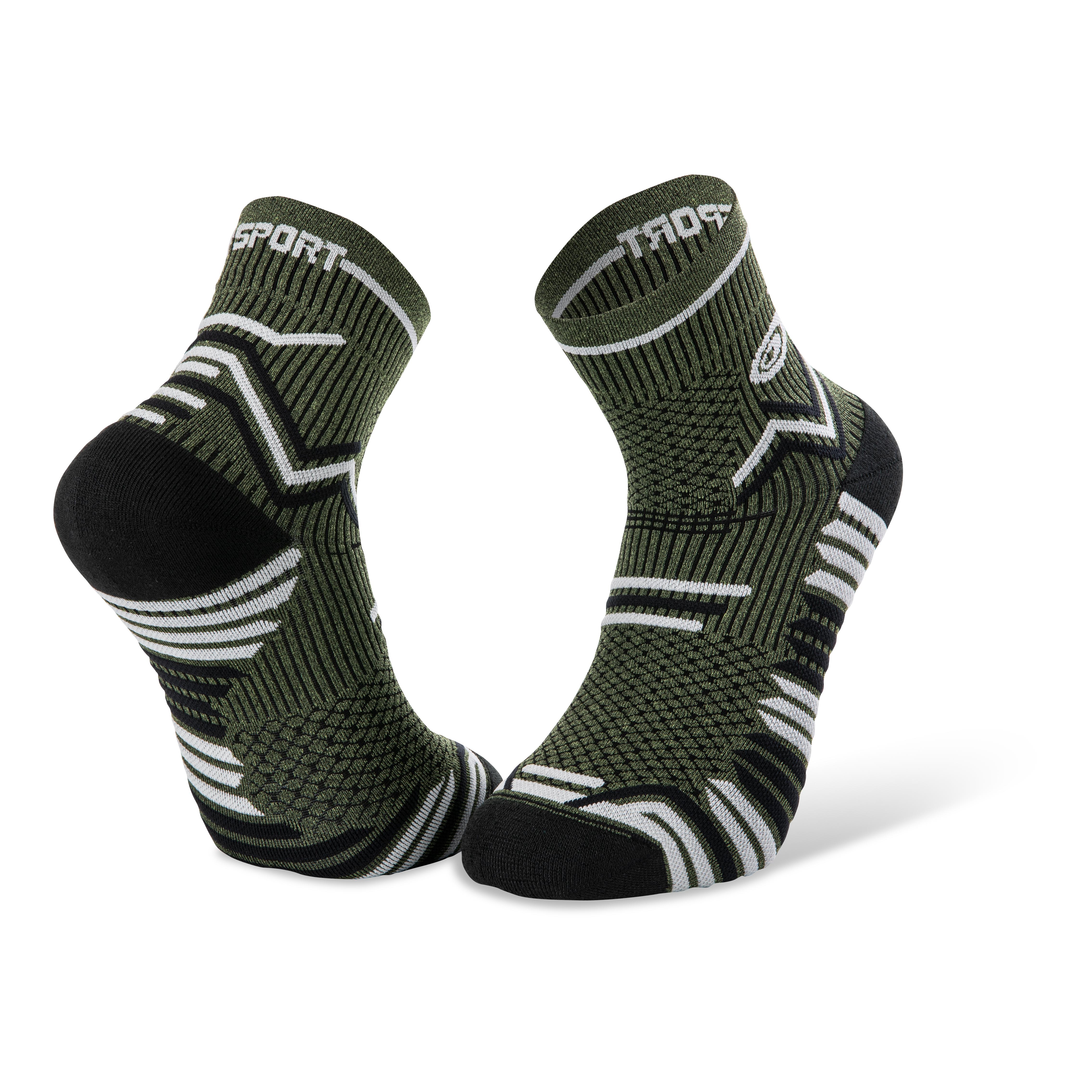 BV Sport Socquette Trail Ultra Kaki 36/38 