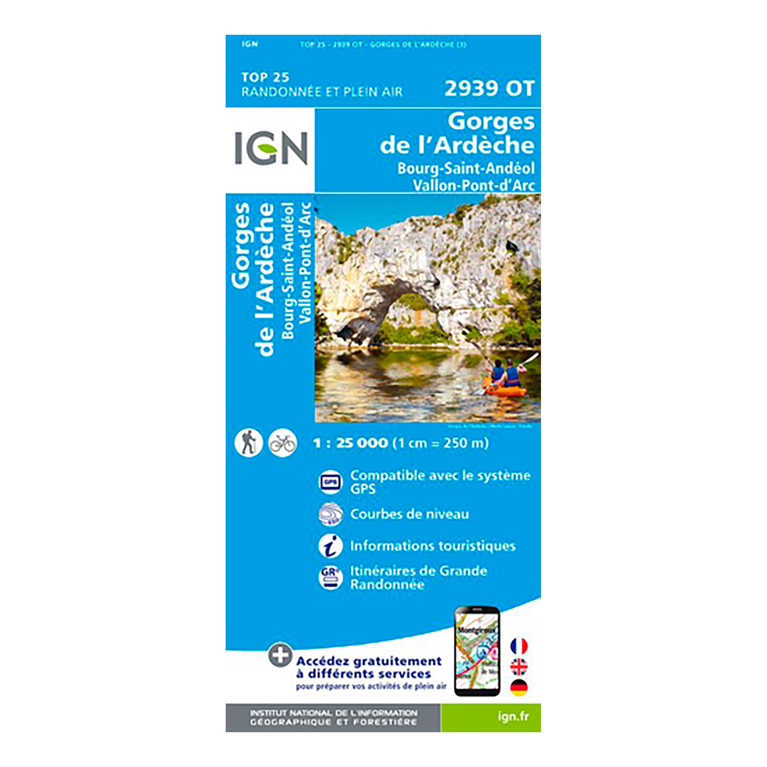 Cap Diffusion Top 25 - Gorges de l'Ardêche/Bourg-Saint-Andéol/Vallon-Pont-d'Arc Bleu 