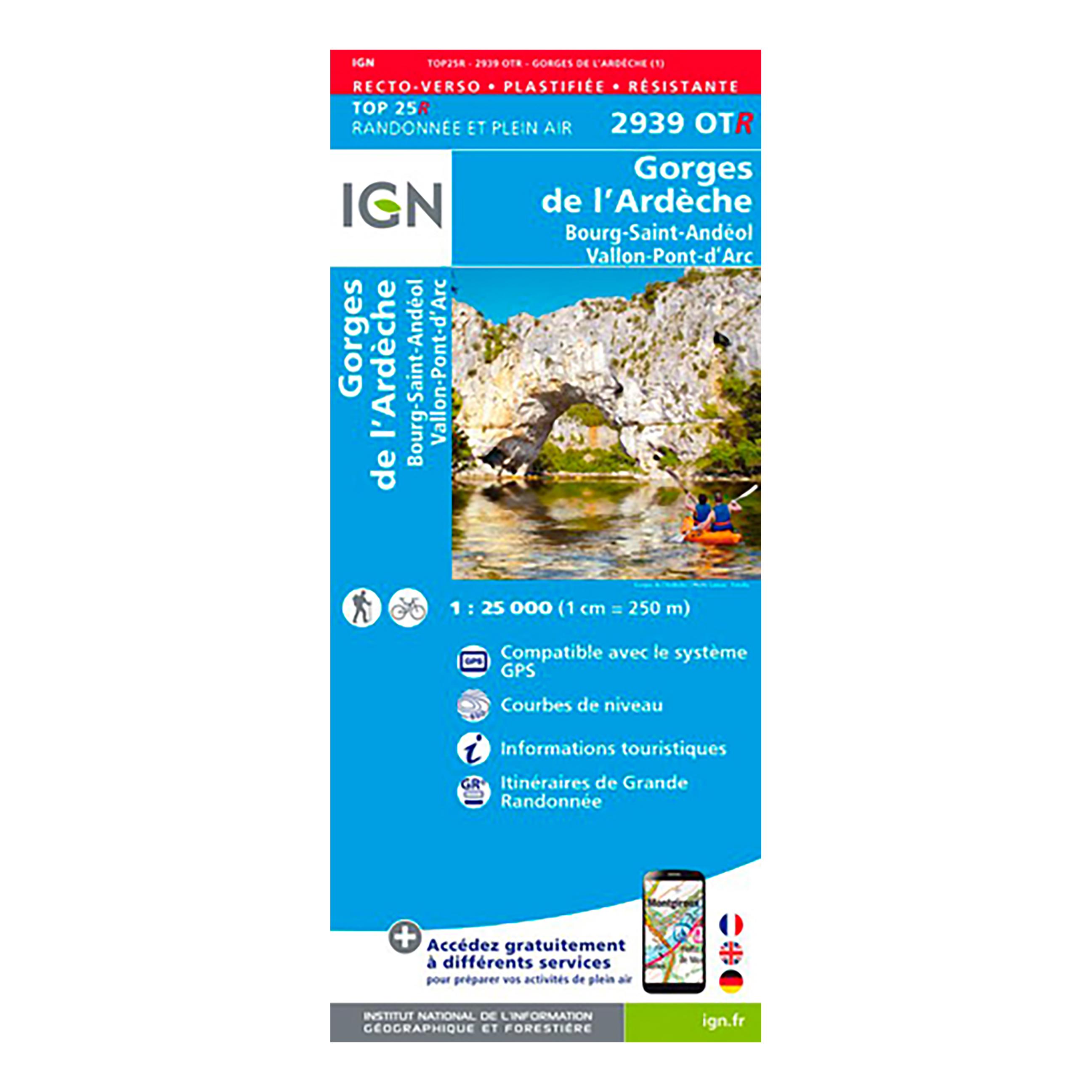 Cap Diffusion Top 25 - Gorges de l'Ardêche/Bourg-Saint-Andéol/Vallon-Pont-d'Arc (Résistante) Bleu 