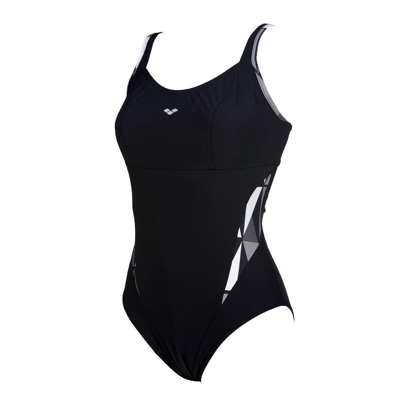 Arena Astrid Strap Back One Piece Noir 40 