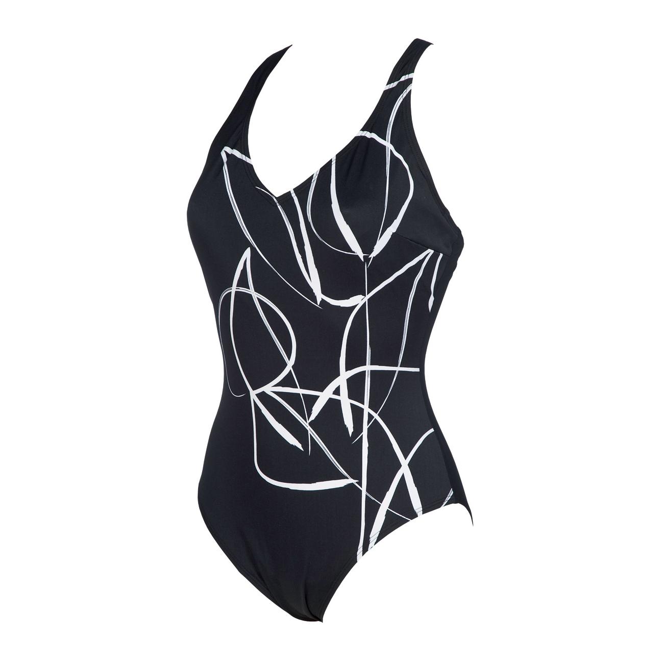 Arena Jane Light Cross Back One Piece Noir 38 