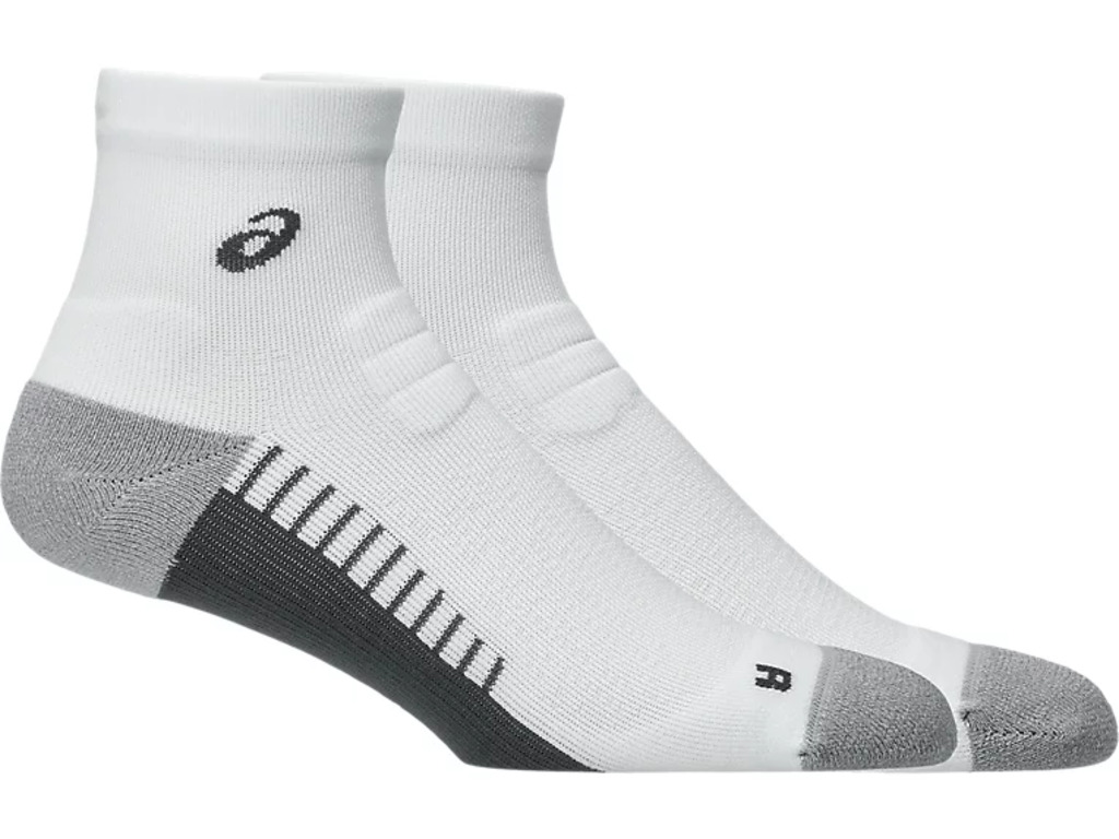 Asics Blanc Performance Run Sock Crew White