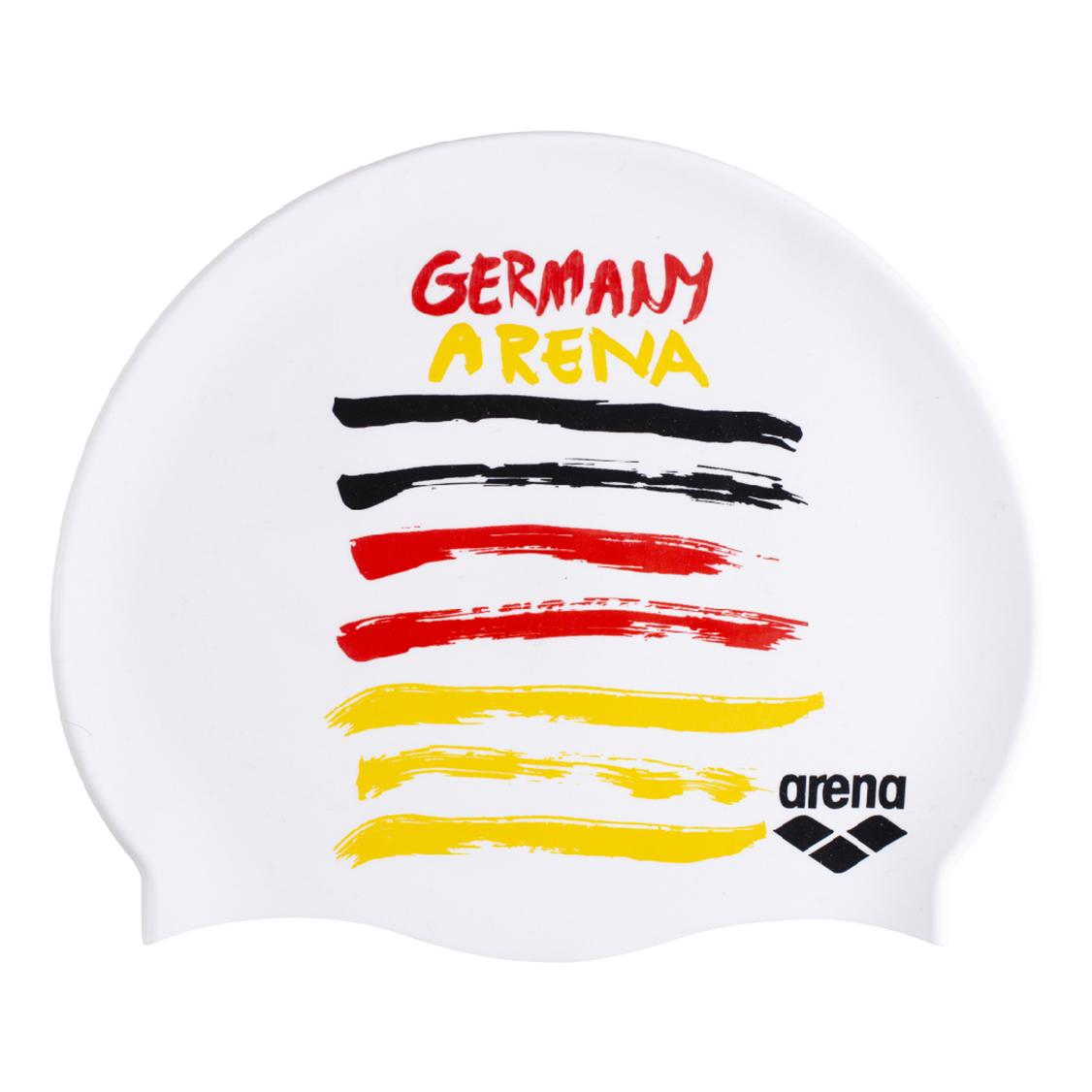 Arena Flags Silicone Cap Blanc 