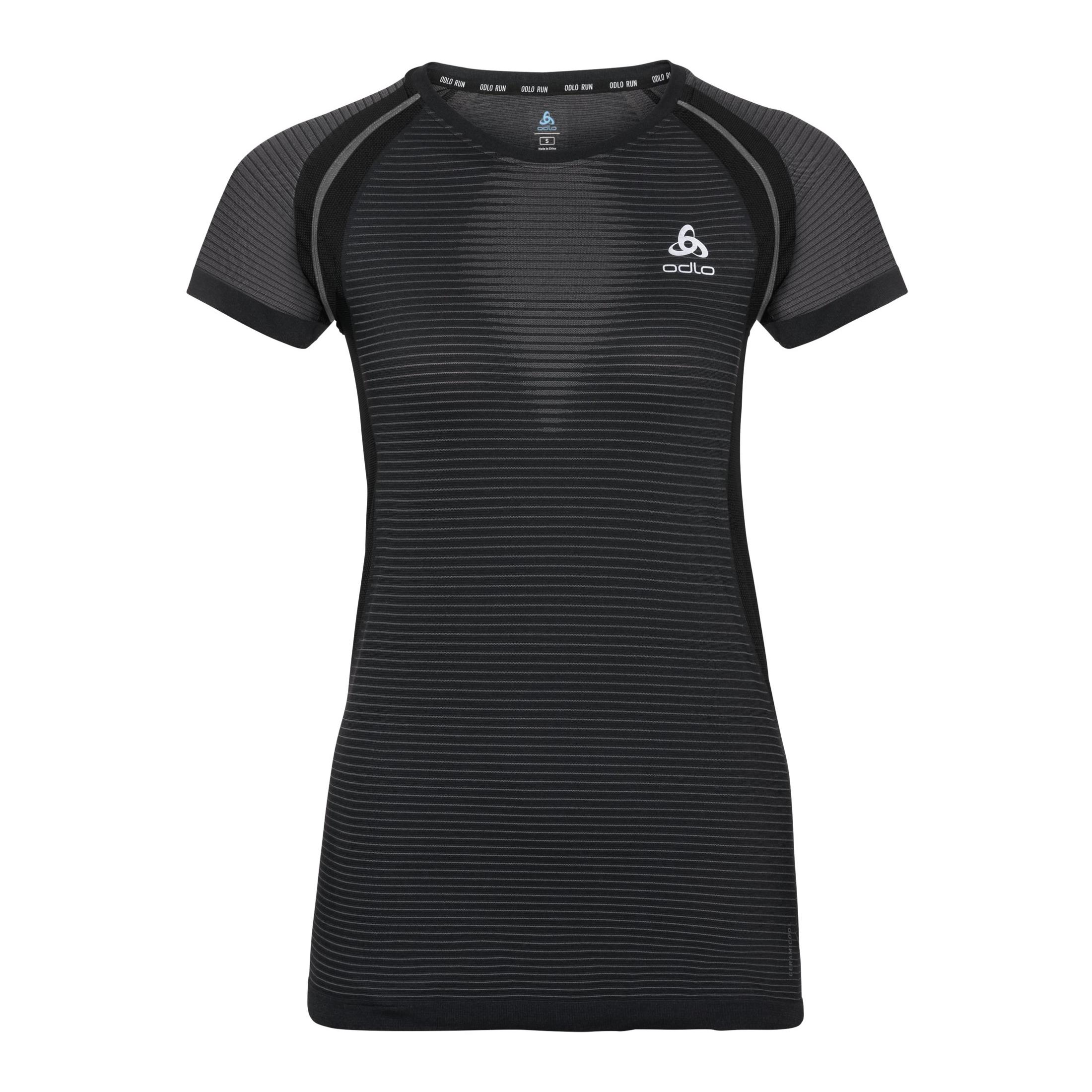 Odlo T-Shirt Manches Courtes Ceramicool Pro Noir S 