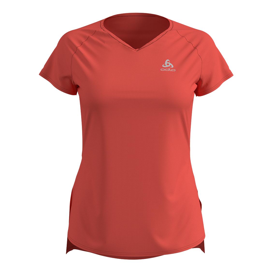 Odlo Zeroweight T-Shirt Short Sleeve Crew Neck Corail M