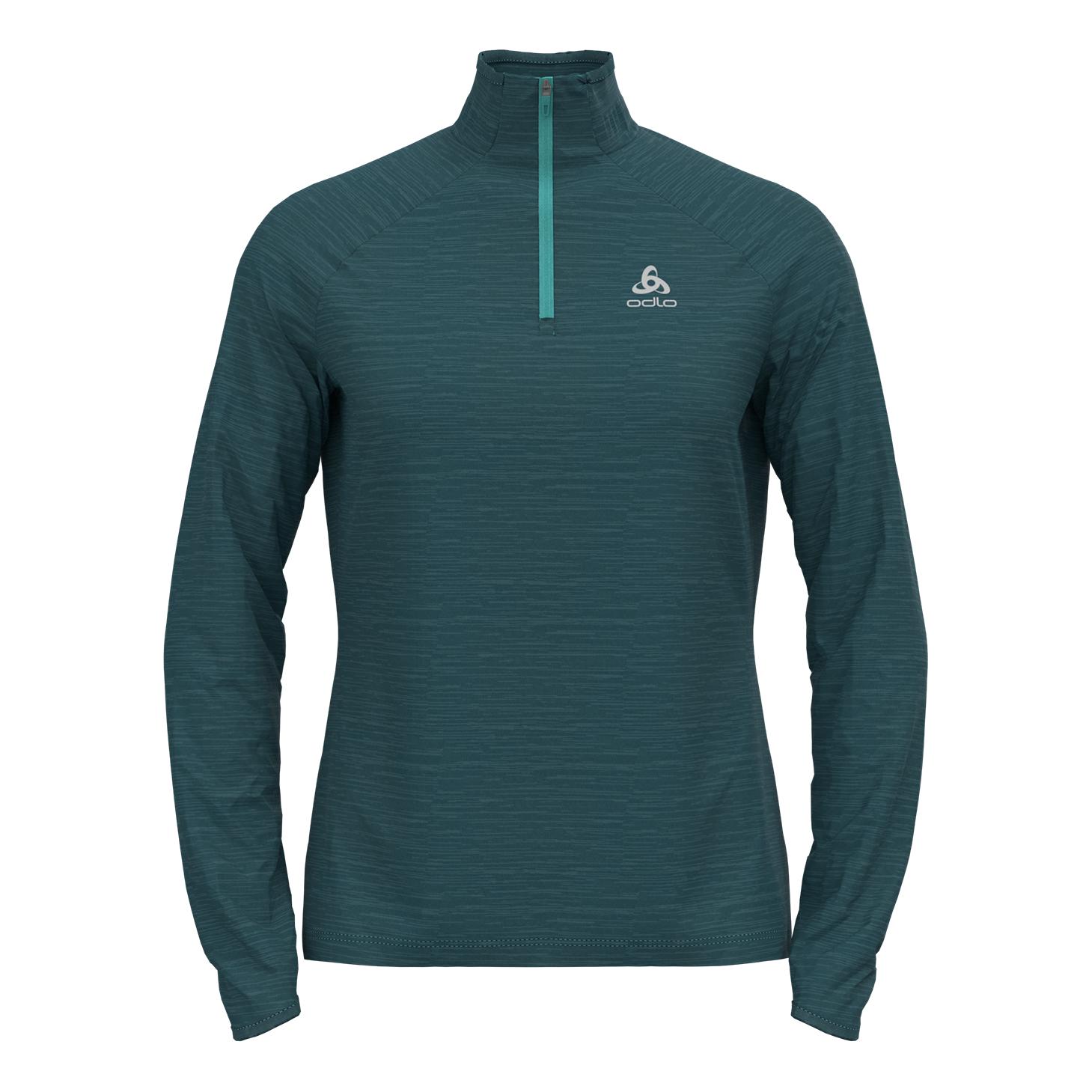Odlo Run Easy Warm Midlayer 1/2 Zip Bleu XS 