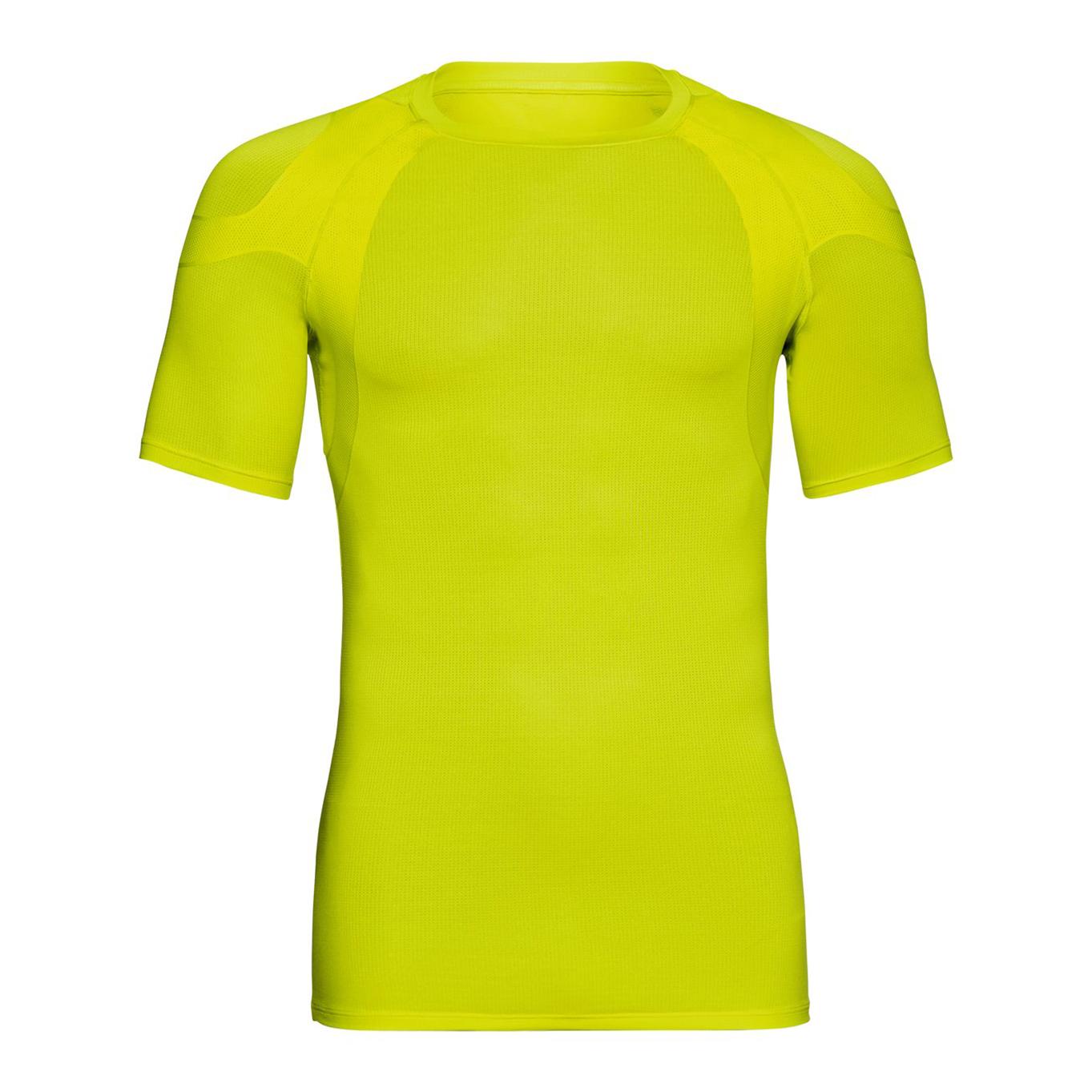Odlo Active Spine T-Shirt Short Sleeve Crew Neck Jaune XL 