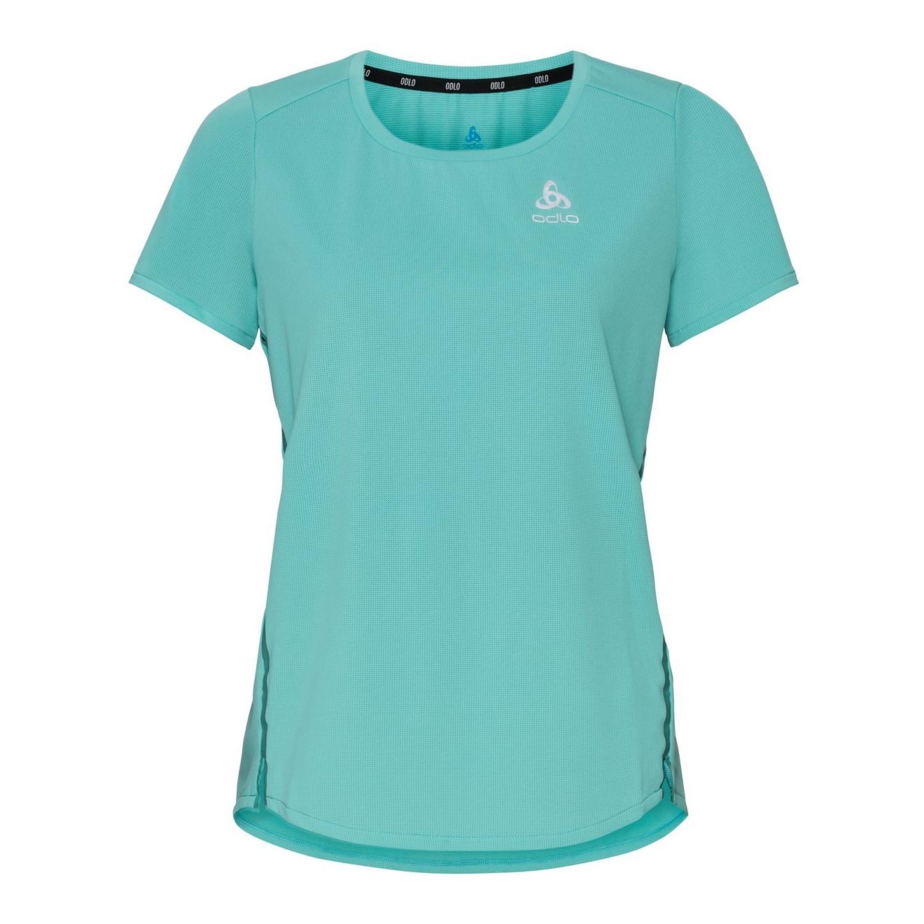 Odlo Zeroweight Chill-Tec T-Shirt Short Sleeves Crew Neck Turquoise XS 