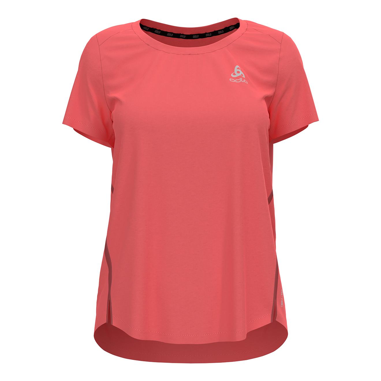 Odlo Zeroweight Chill-Tec T-Shirt Short Sleeves Crew Neck Fuchsia XS 