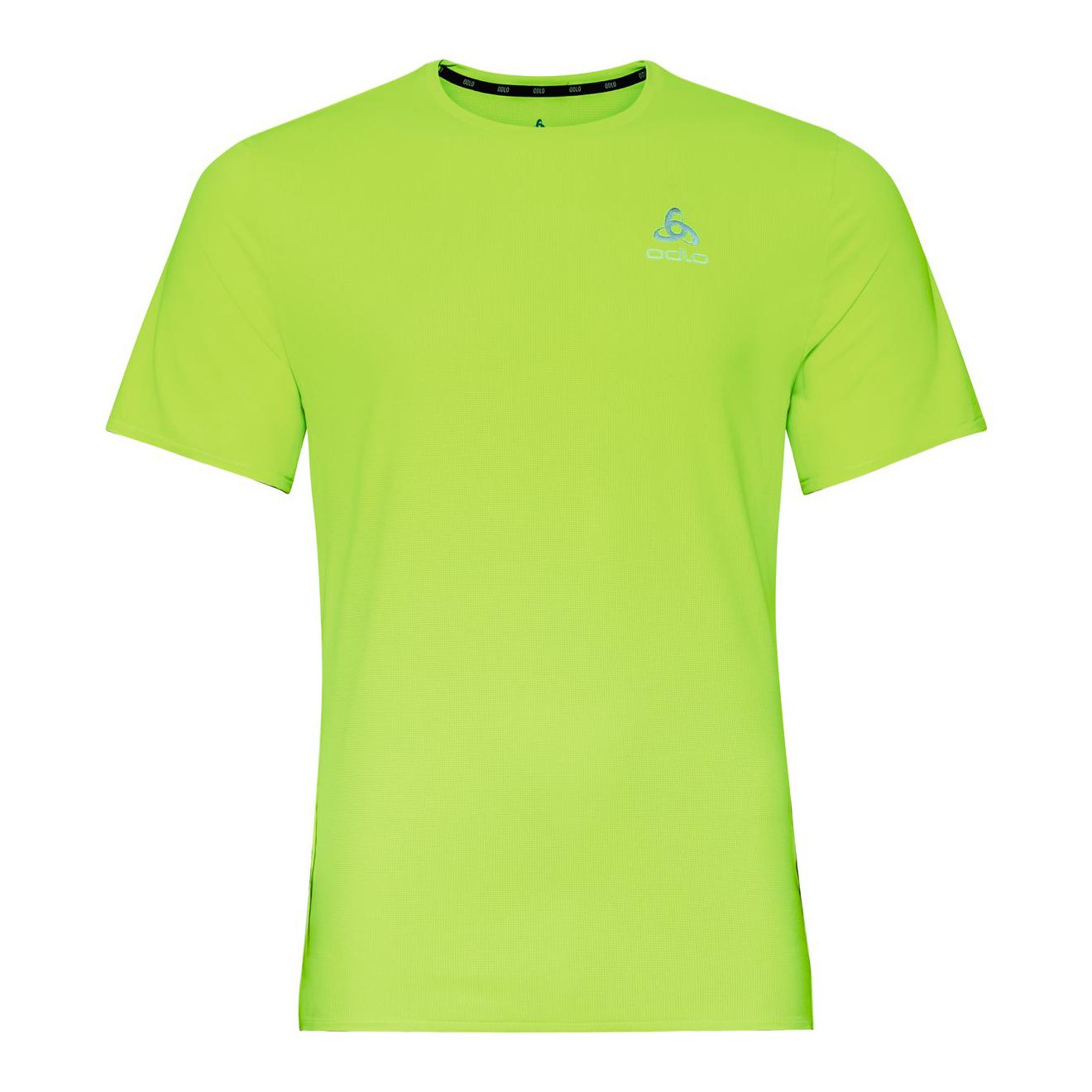 Odlo Zeroweight Chill-Tec T-Shirt Short Sleeves Crew Neck Vert fluo S 