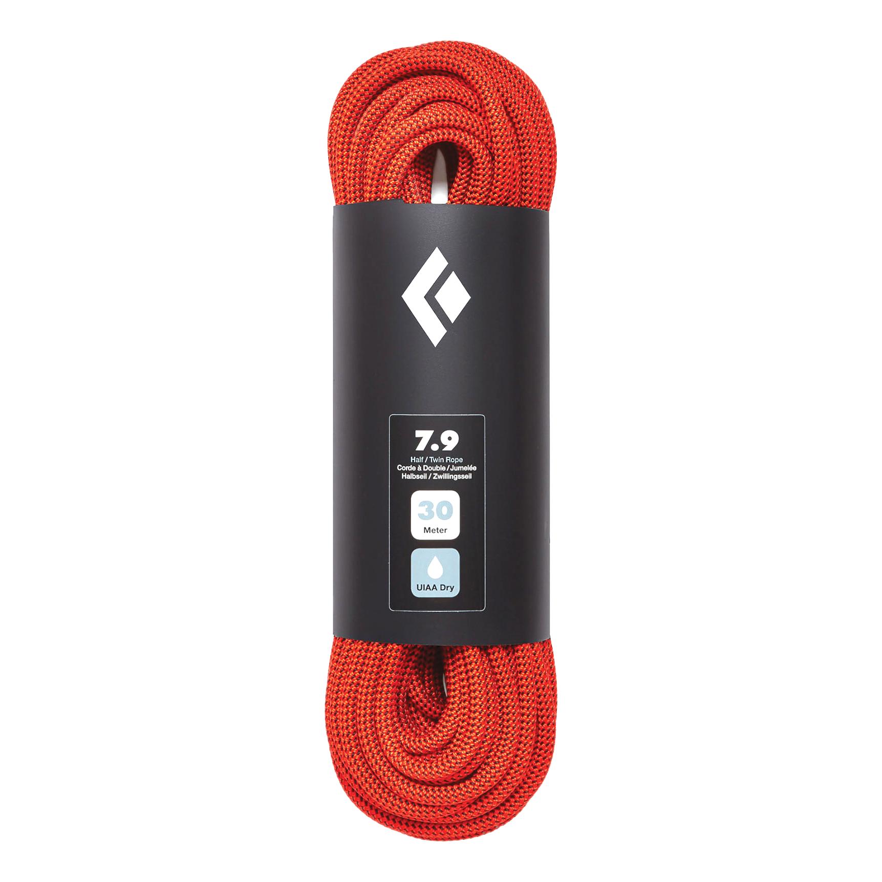 Black Diamond 7.9 Rope - Dry Rouge 