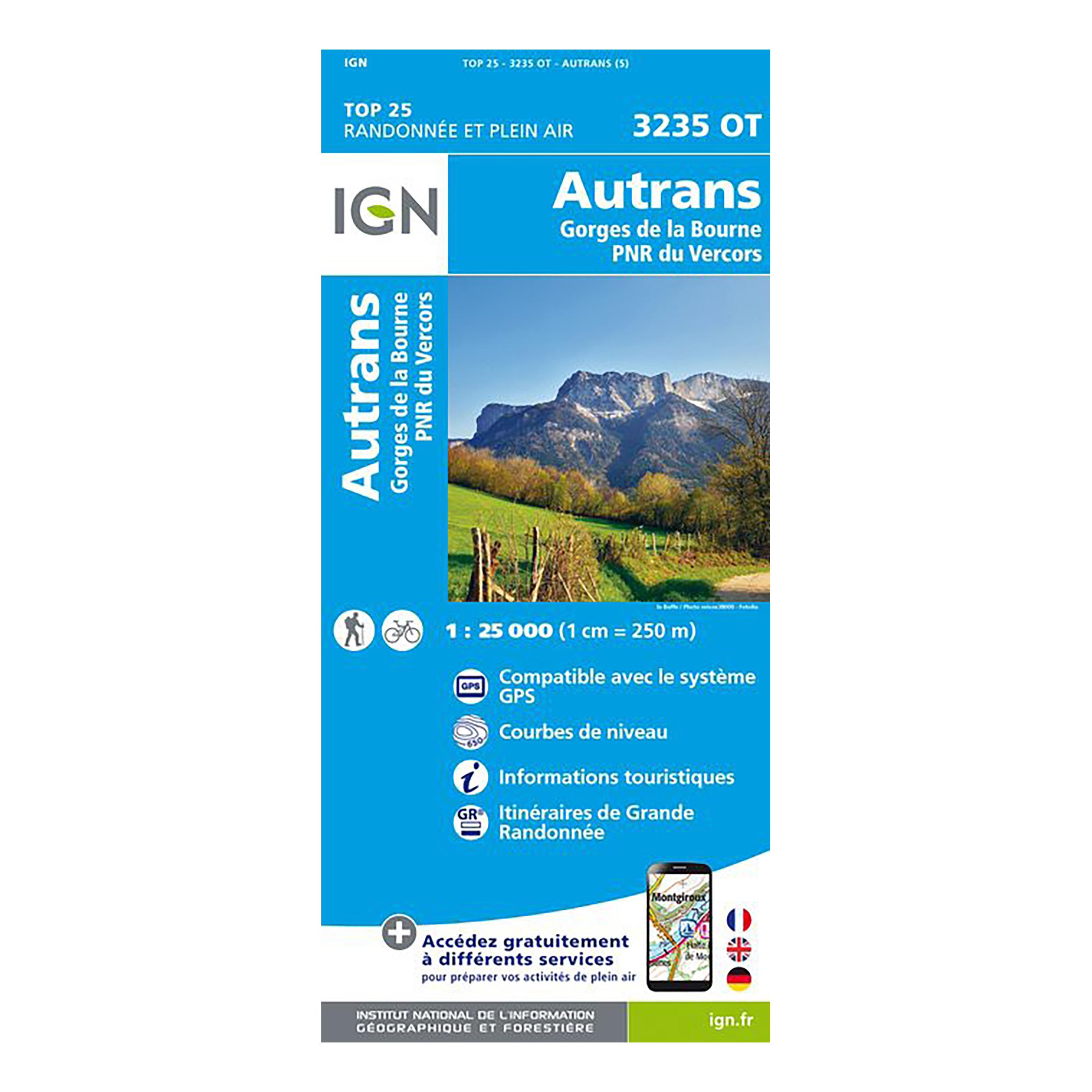 Cap Diffusion Top 25 - Autrans / Gorges de la Bourne / Parc Naturel Régional du Vercors Bleu 