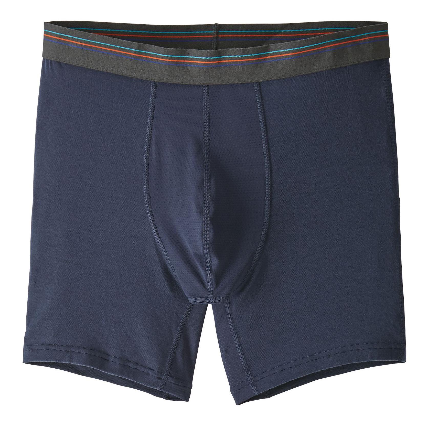 Patagonia Essential A/C Boxer Briefs 6 Inches Bleu marine S 