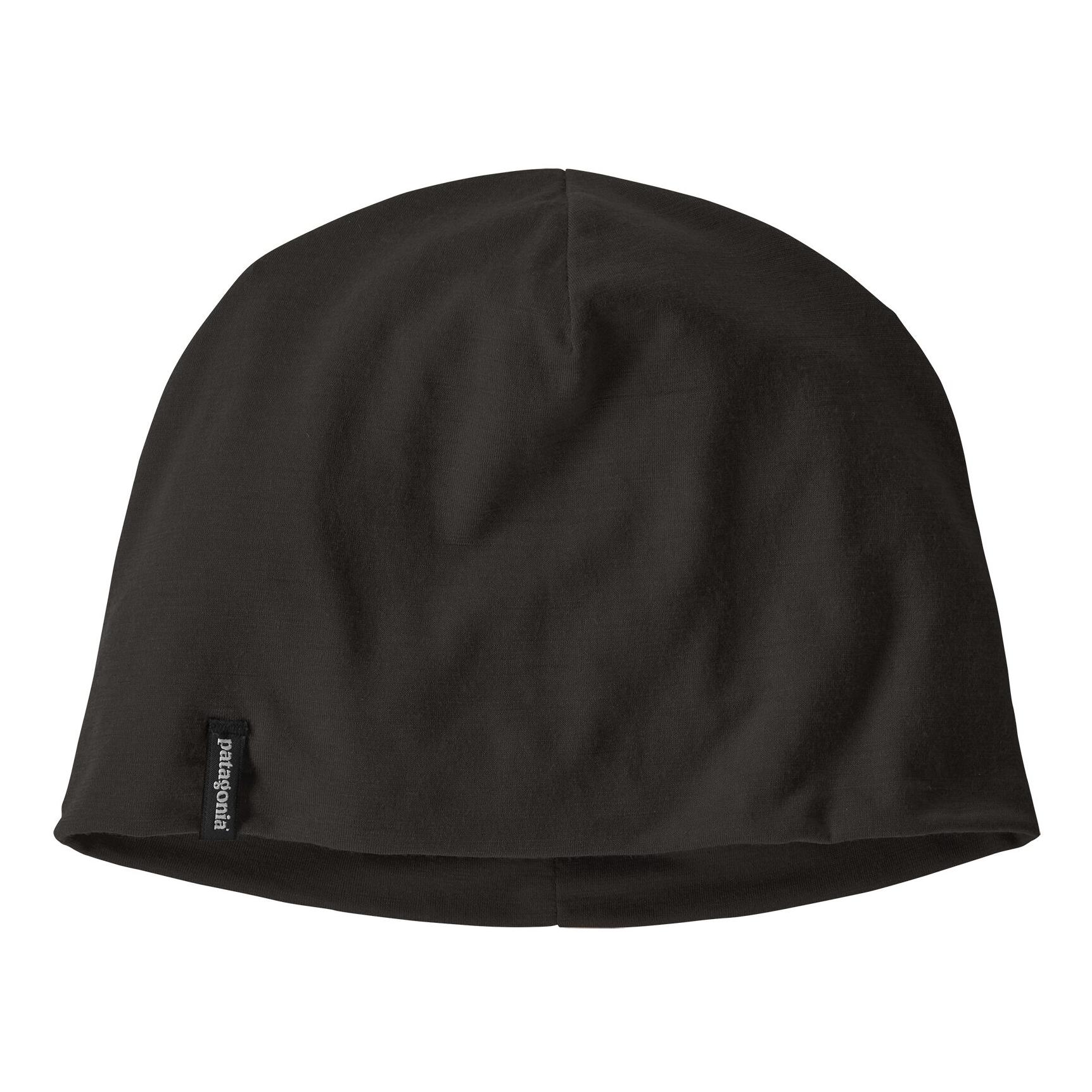 Patagonia Overlook Merino Wool Liner Beanie Noir