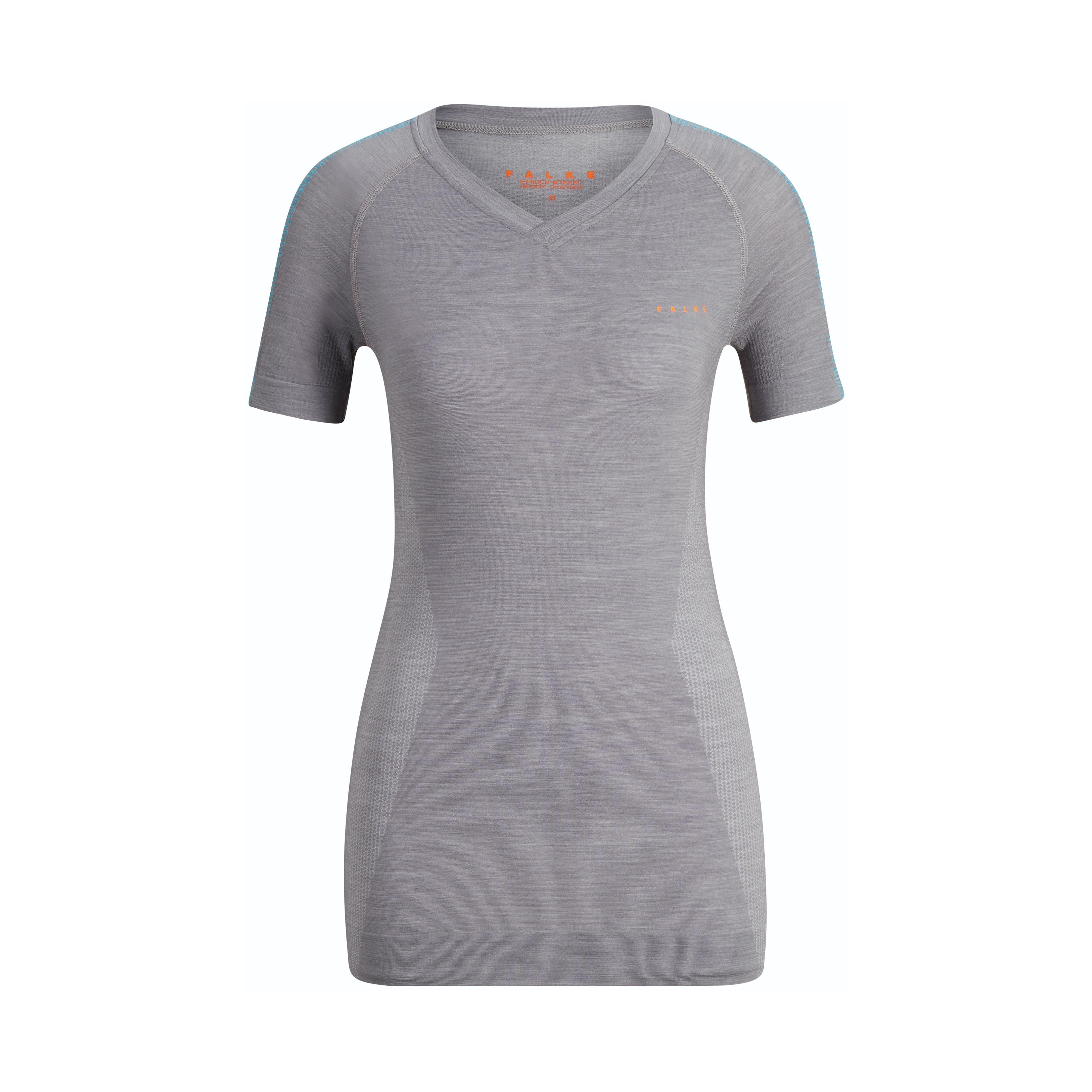 Falke T-shirt Wool-Tech Light Gris clair XL 